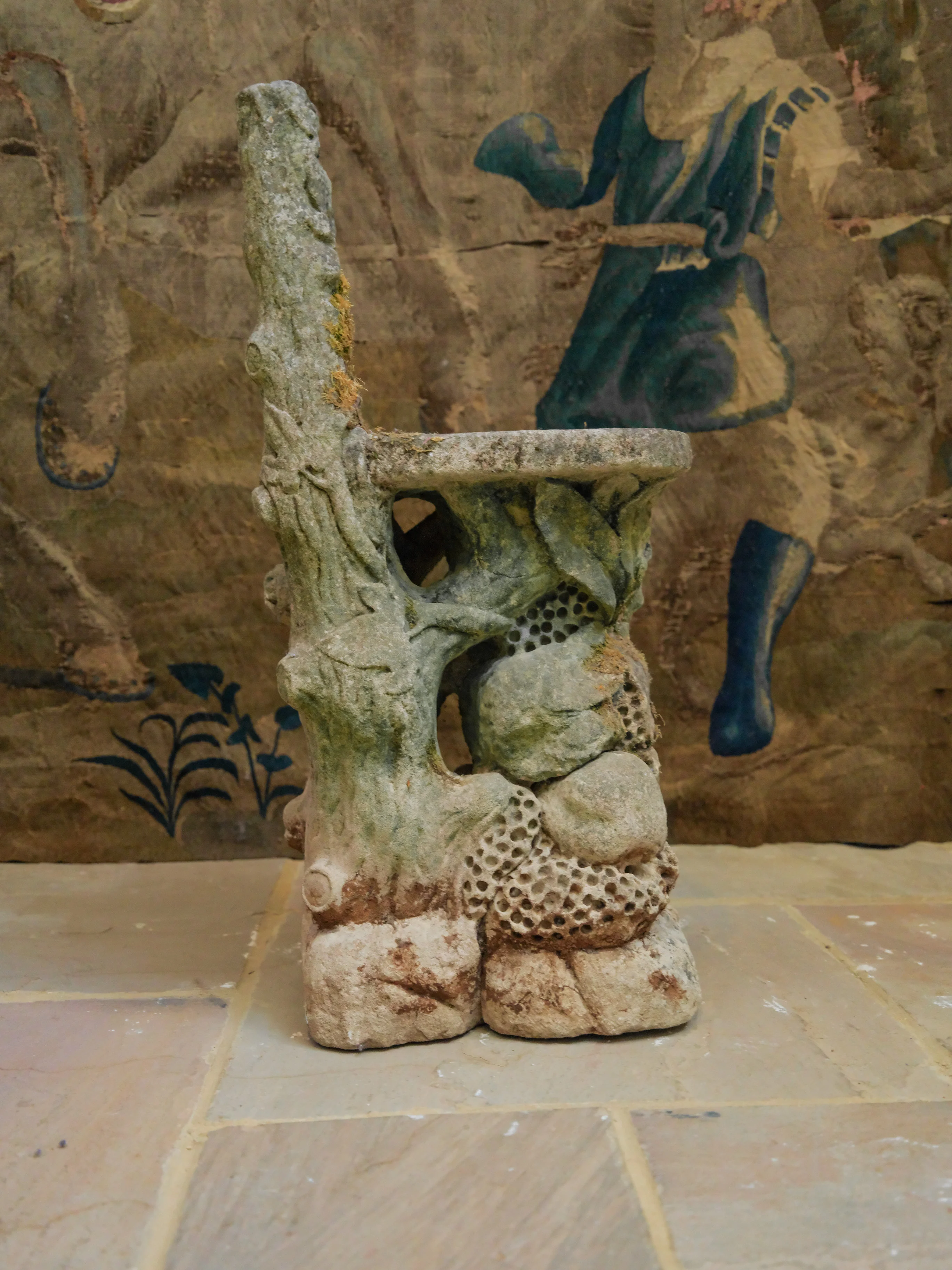 19th Century Italian Grit Stone Grotto Chairs - Image 14