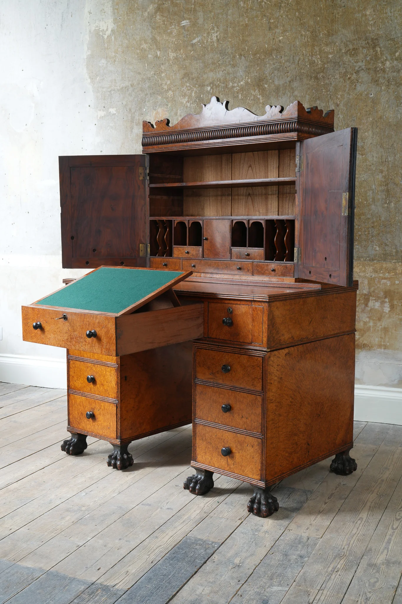 A George IV Amboyna Campaign Desk - Image 3