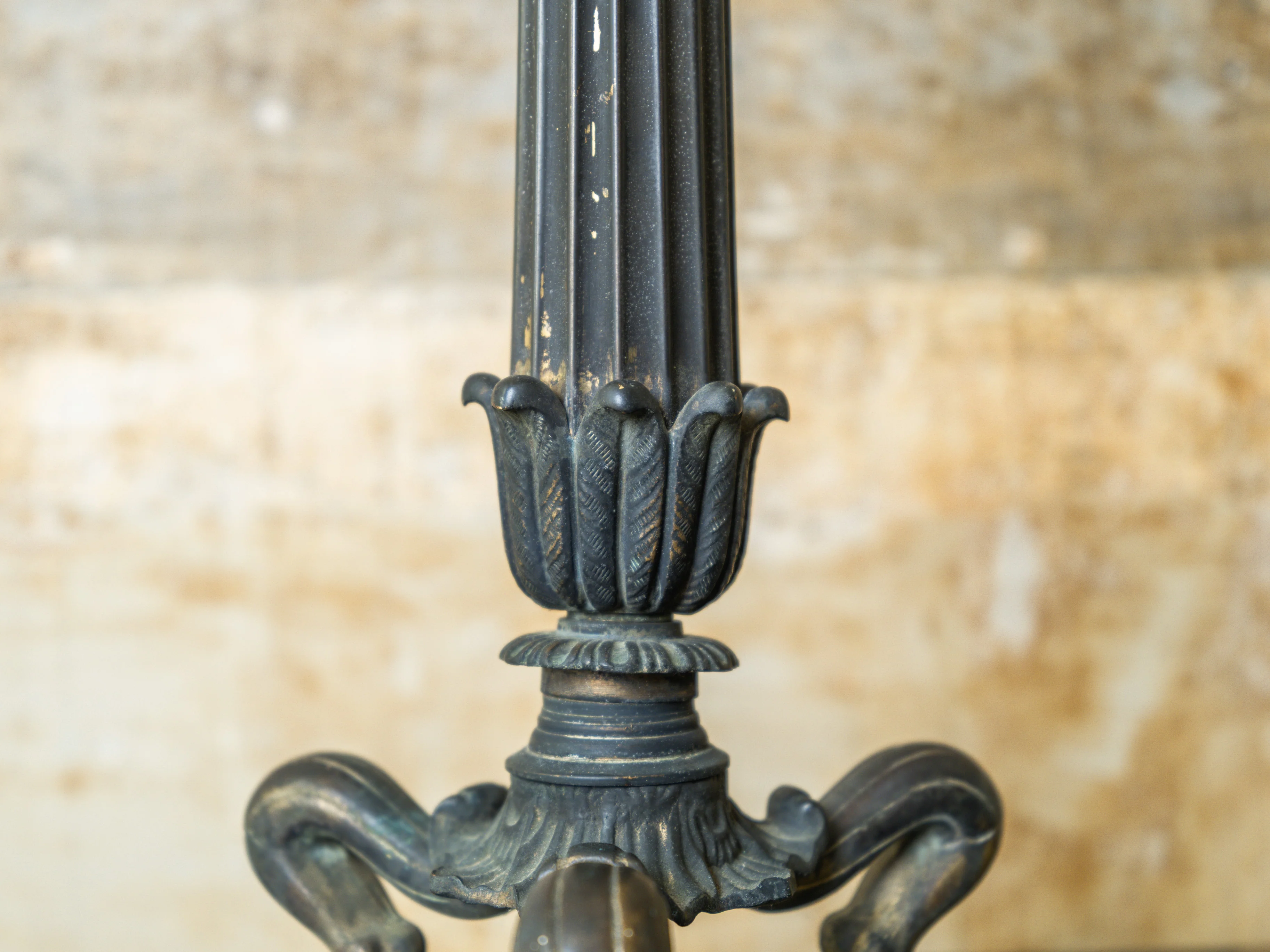 A George IV Column Table Lamp - Image 9