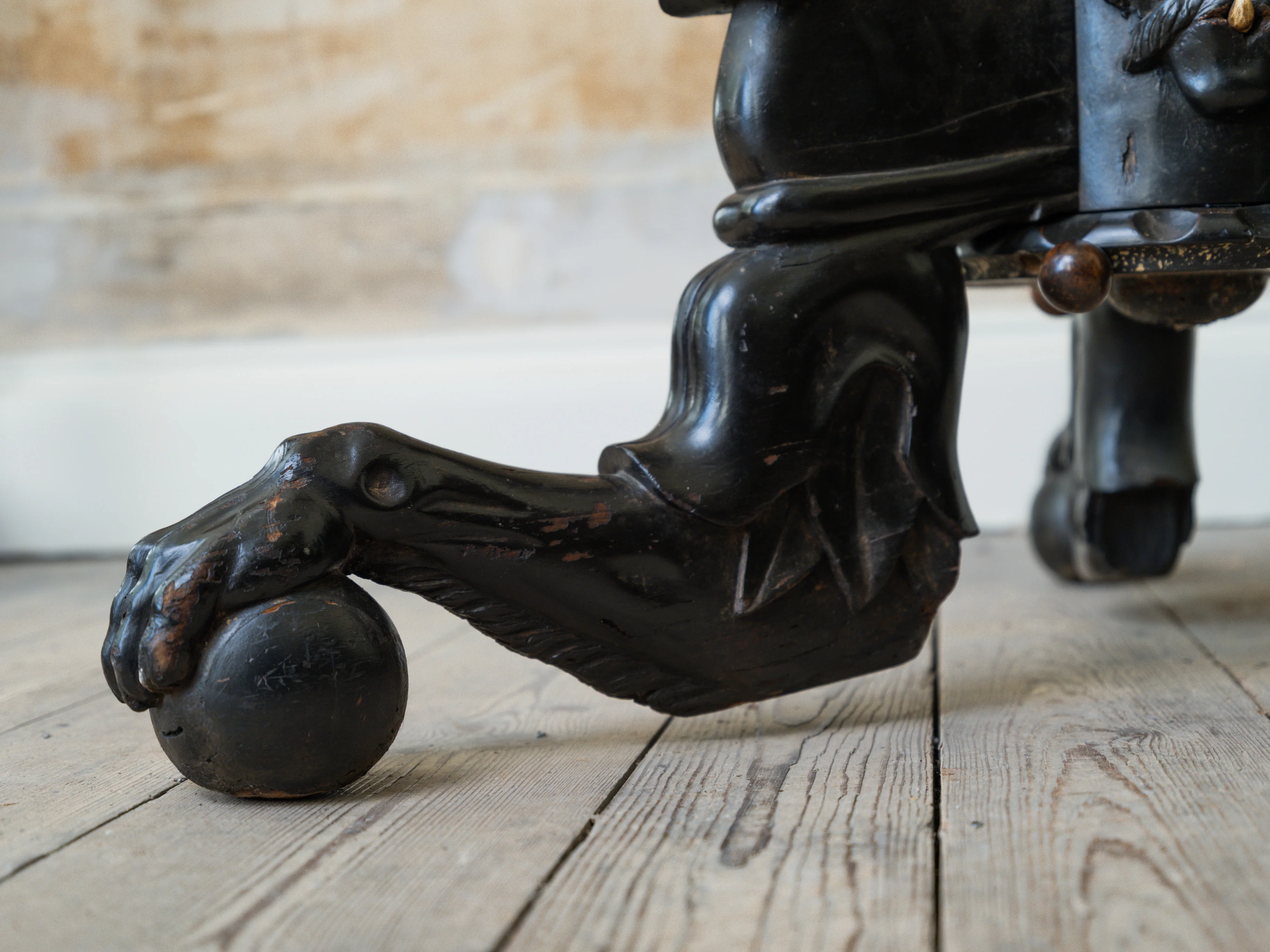 A 19th Century Ebonised Hat & Coat Stand - Image 6