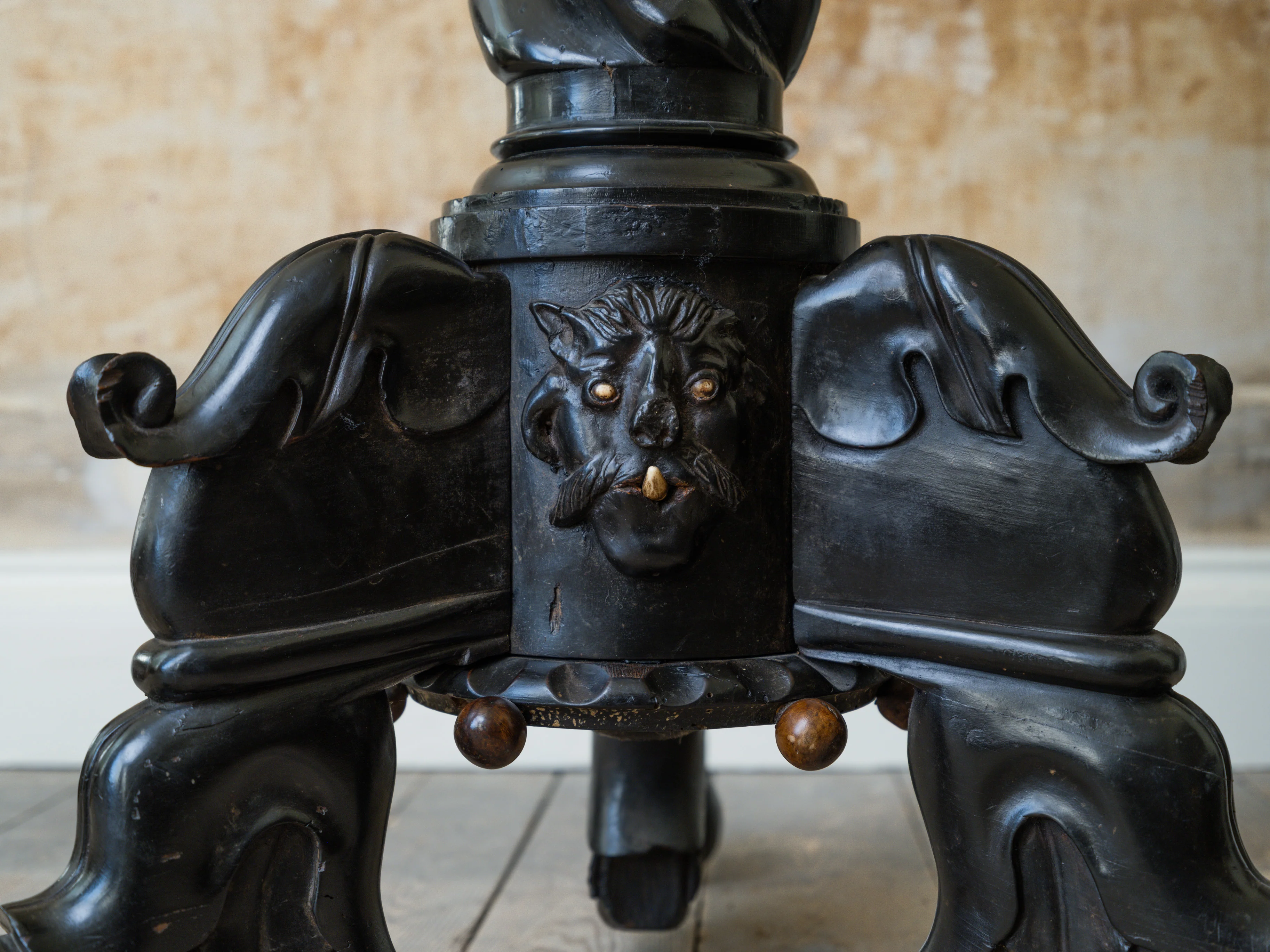 A 19th Century Ebonised Hat & Coat Stand - Image 7