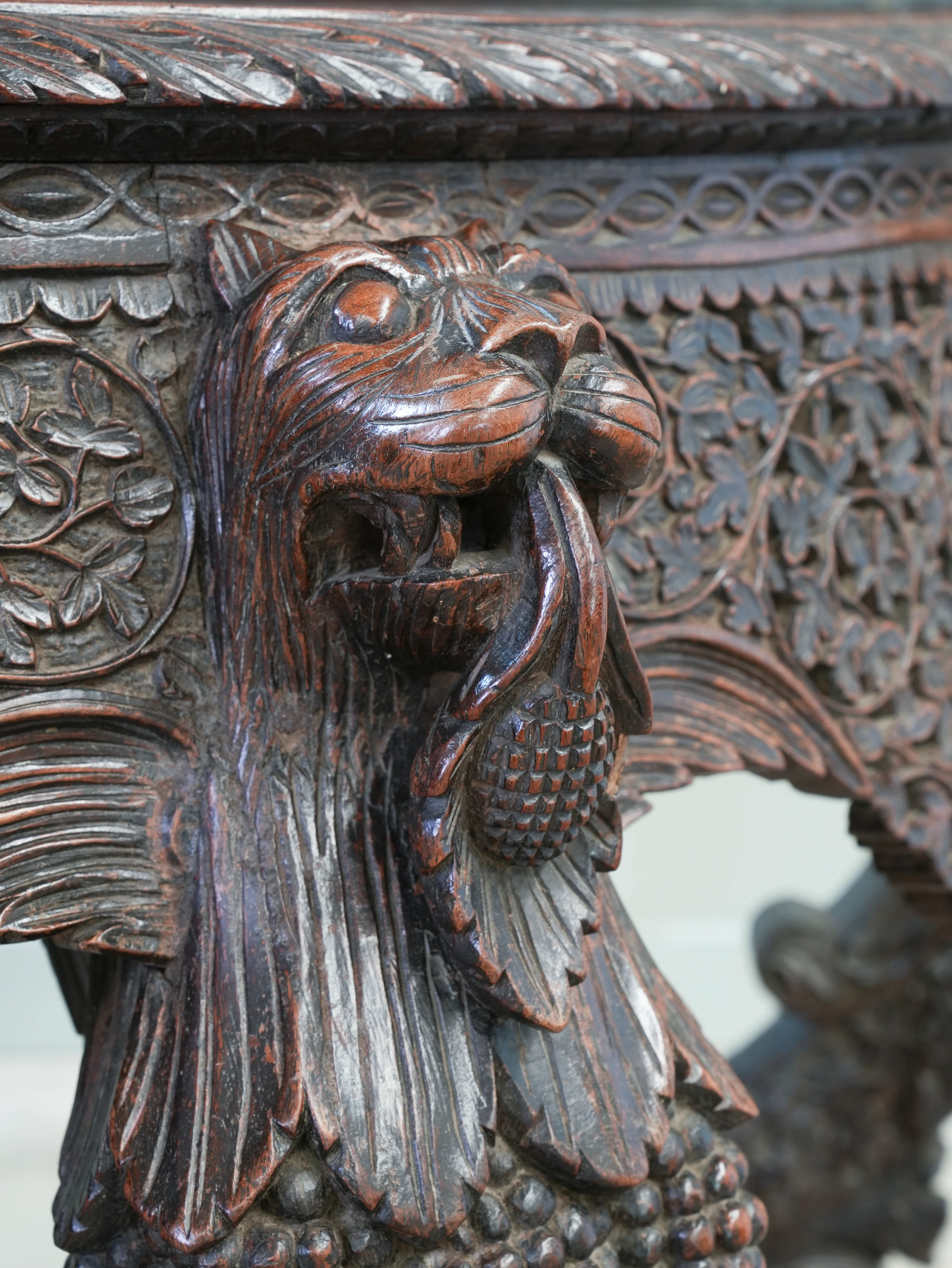 A Pair of 19th Century Anglo Indian Console Tables - Image 15