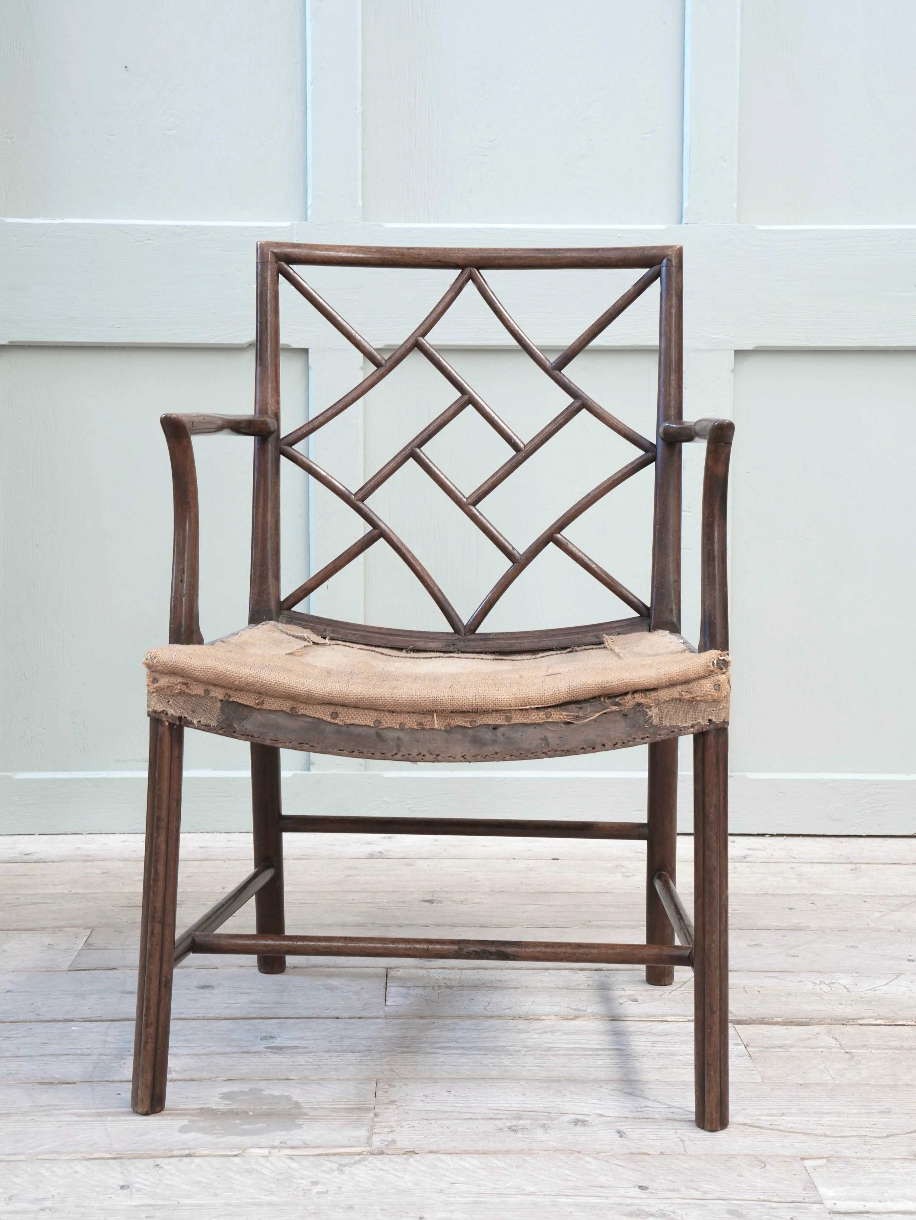 A Scottish George III Mahogany Cockpen Armchair - Image 2