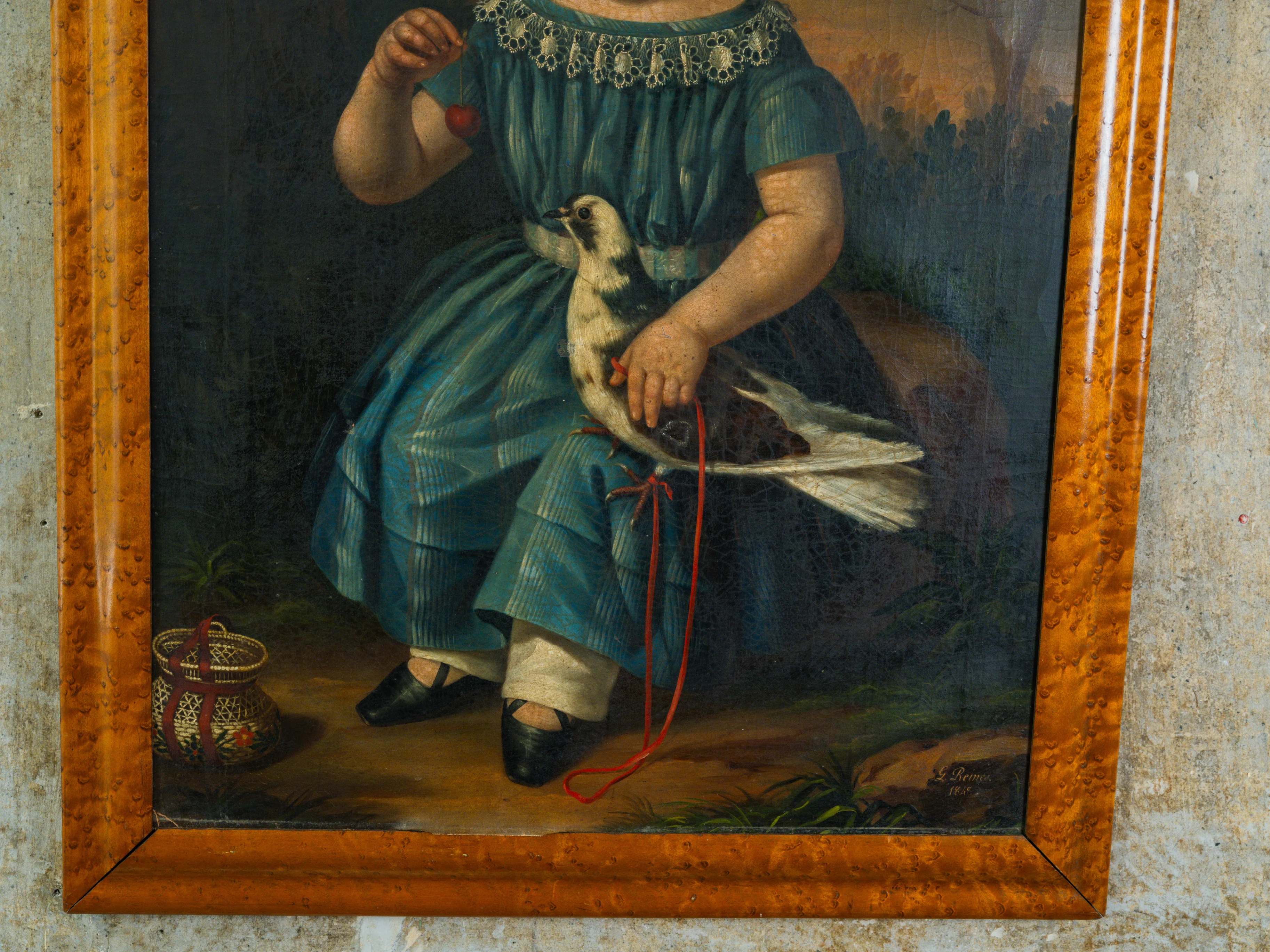 A 19th Century Oil of Seated Boy - Image 9