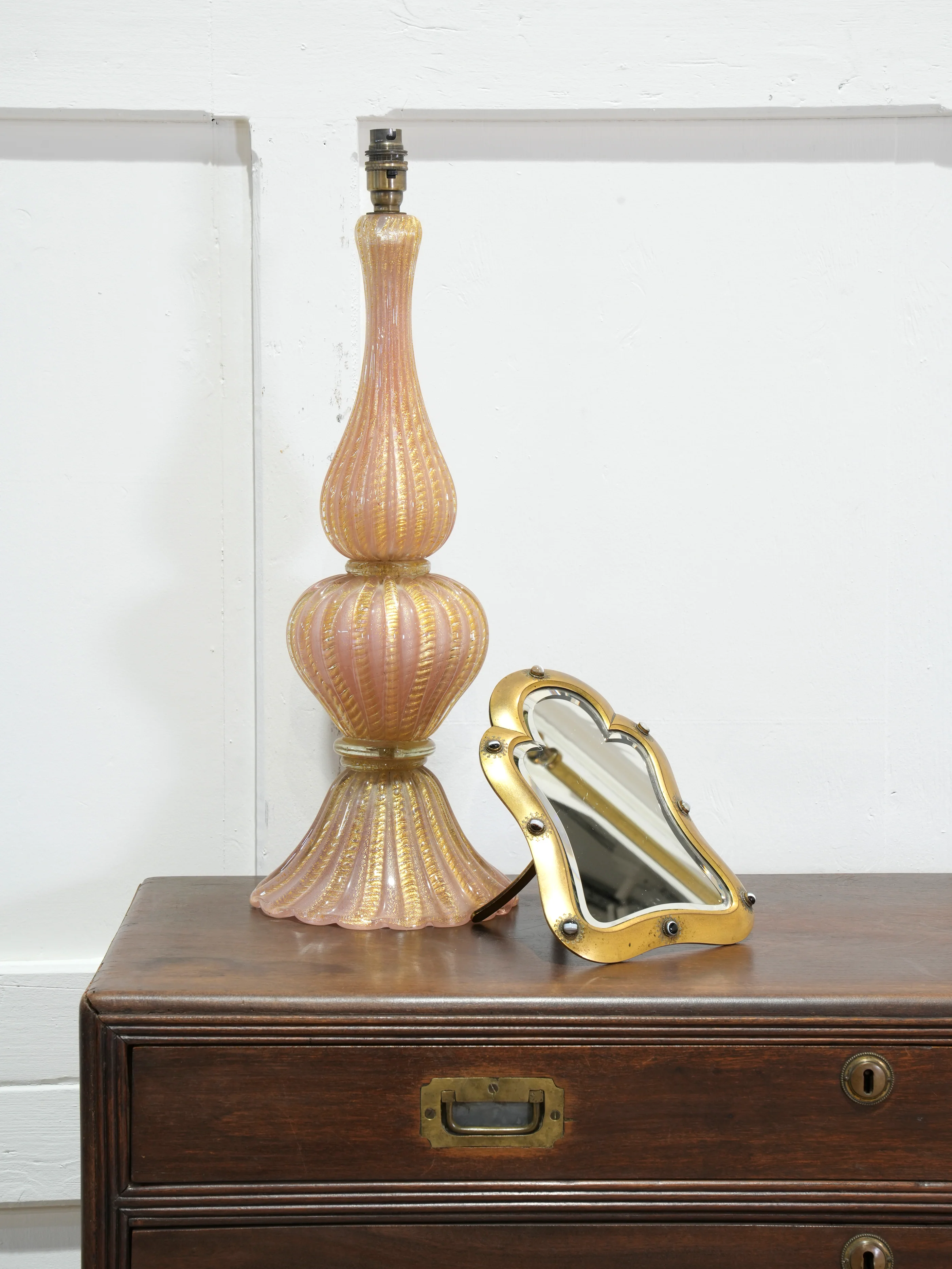 A 19th Century Brass Dressing Table Mirror - Image 8