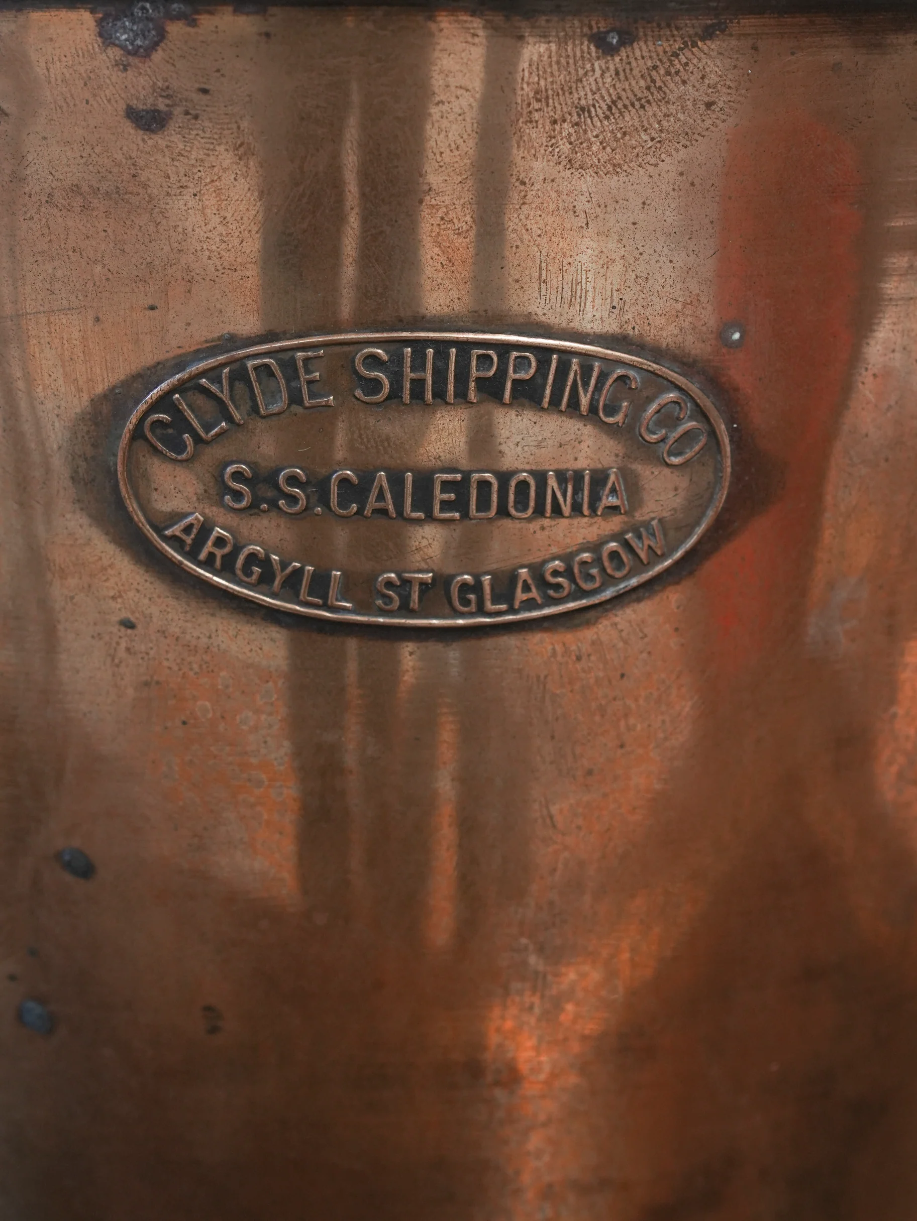 A Brass "S.S. Caledonia" Bucket - Image 4
