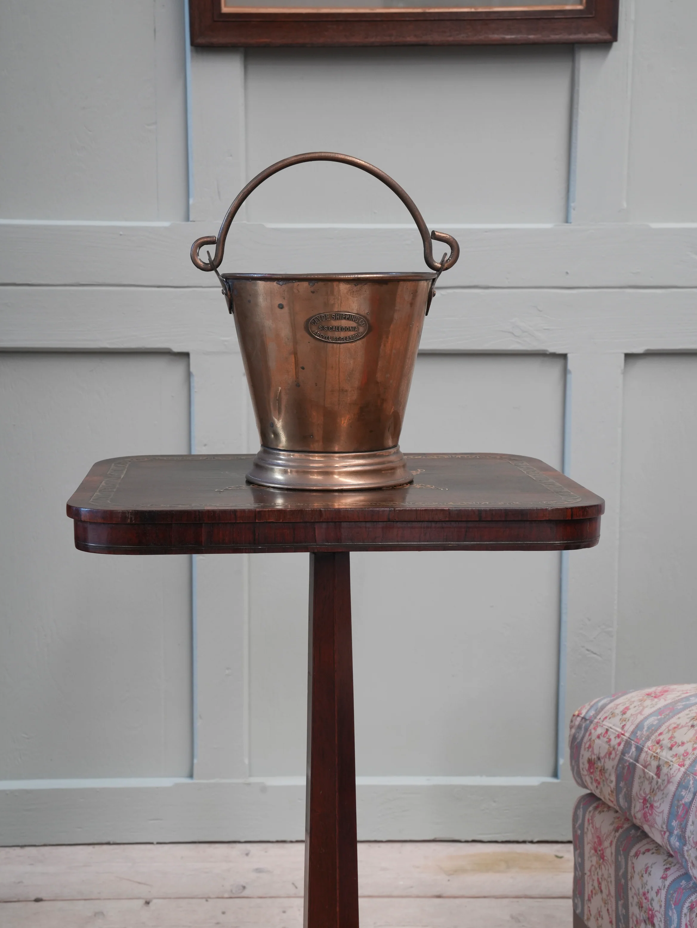 A Brass "S.S. Caledonia" Bucket - Image 5