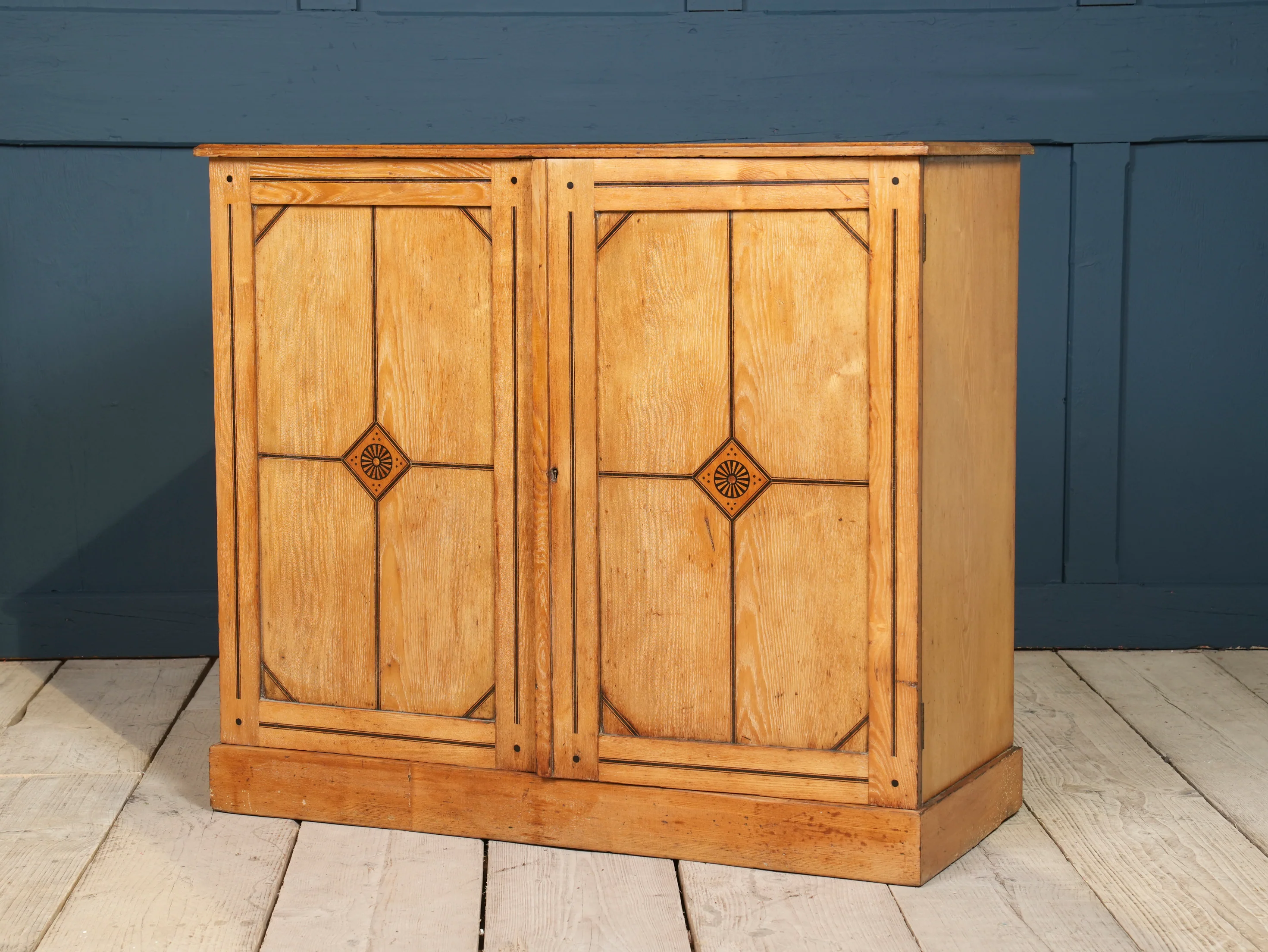 An Aesthetic Movement Ash Side Cabinet - Image 6