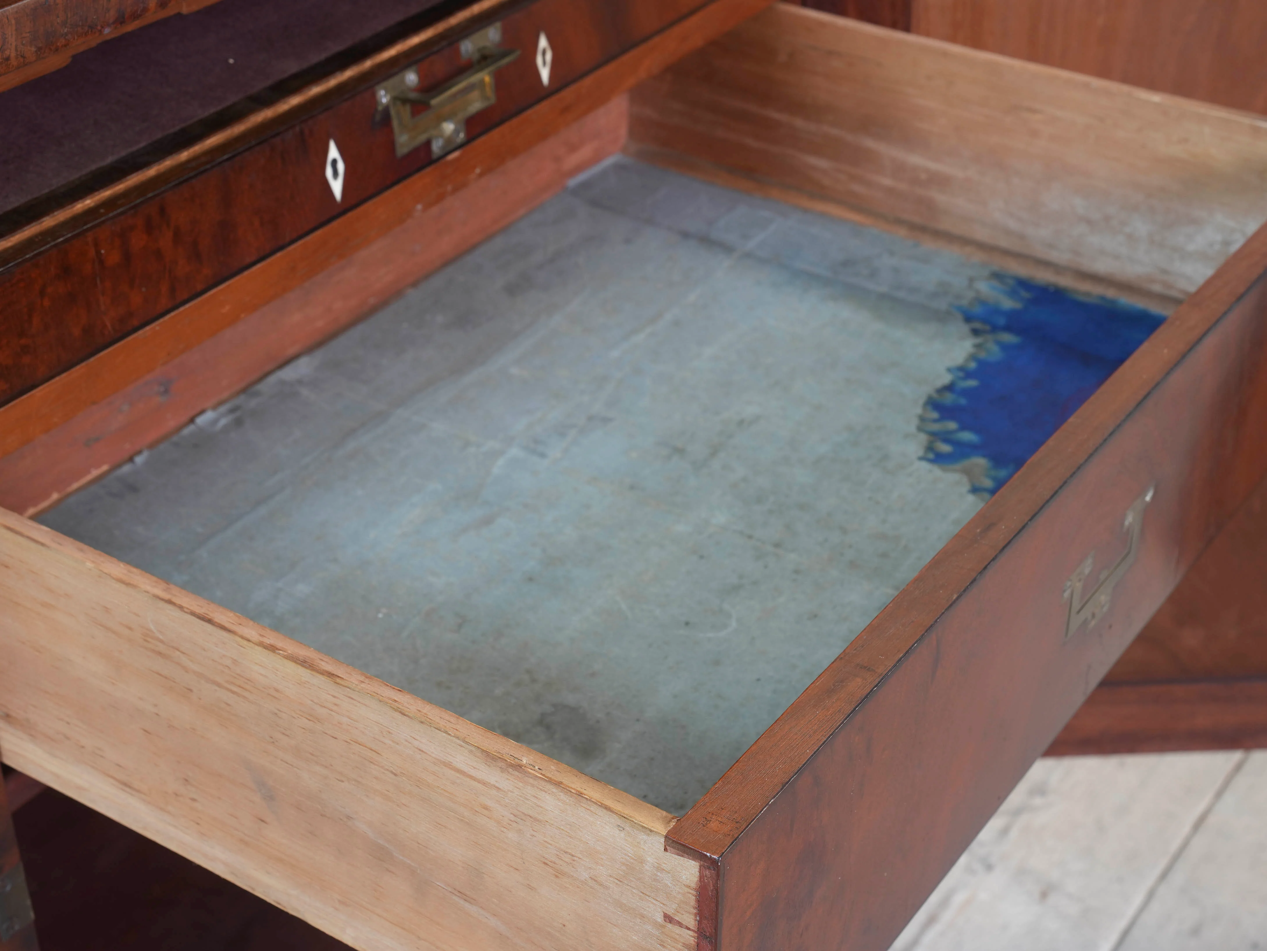 A William IV Mahogany Bureau Bookcase - Image 10
