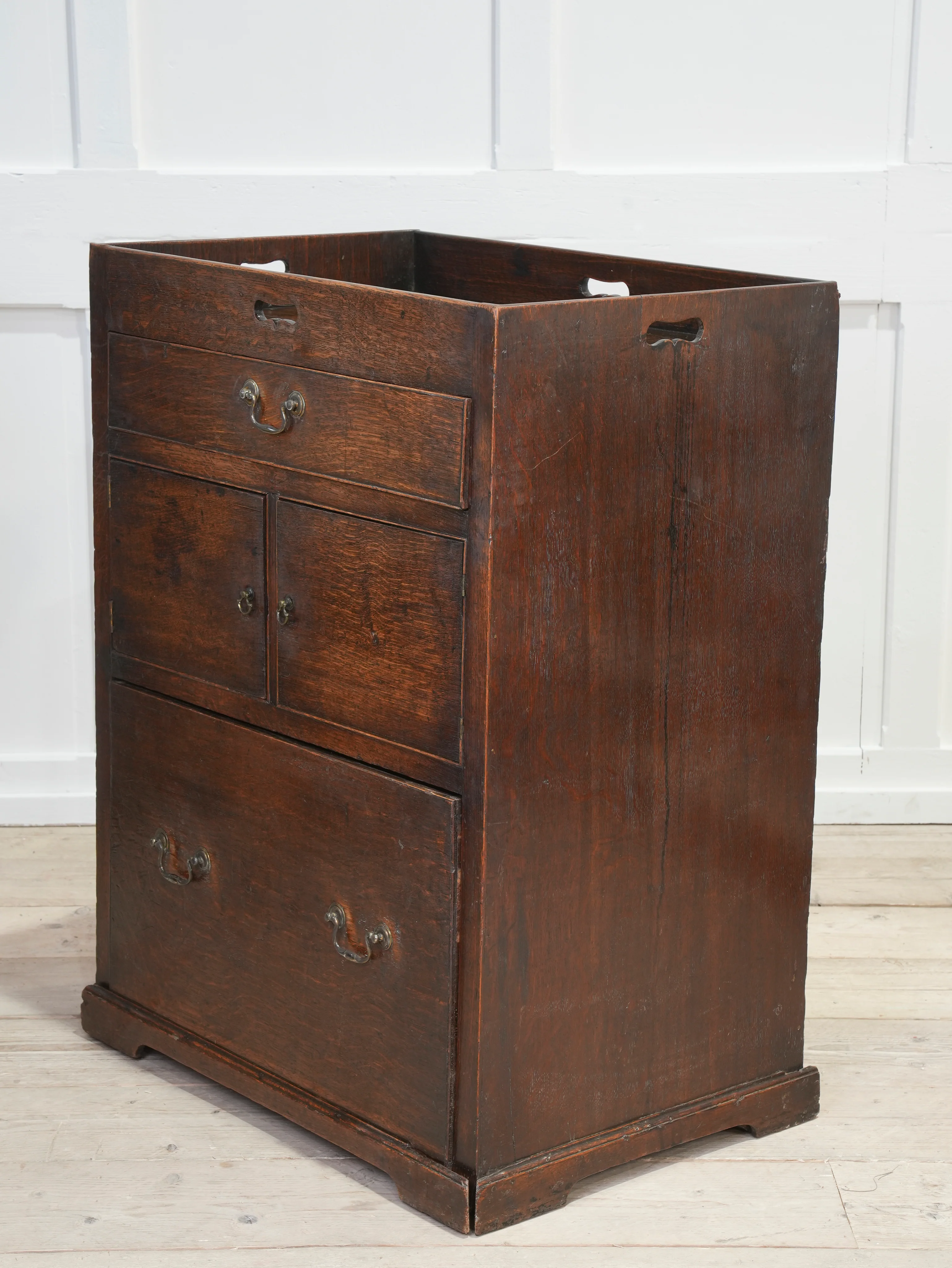 A George III Bedside Commode Cabinet - Image 10