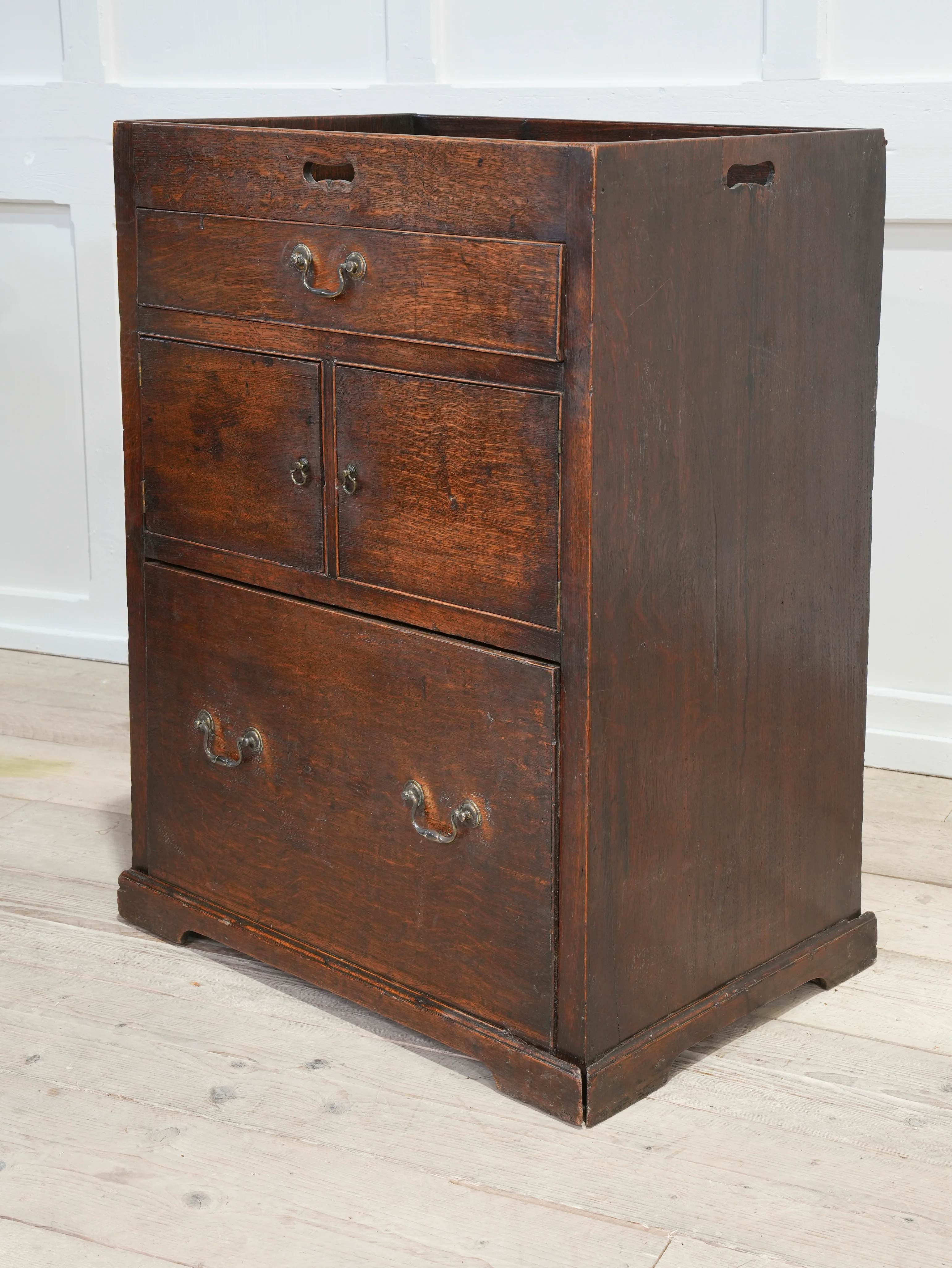 A George III Bedside Commode Cabinet - Image 8