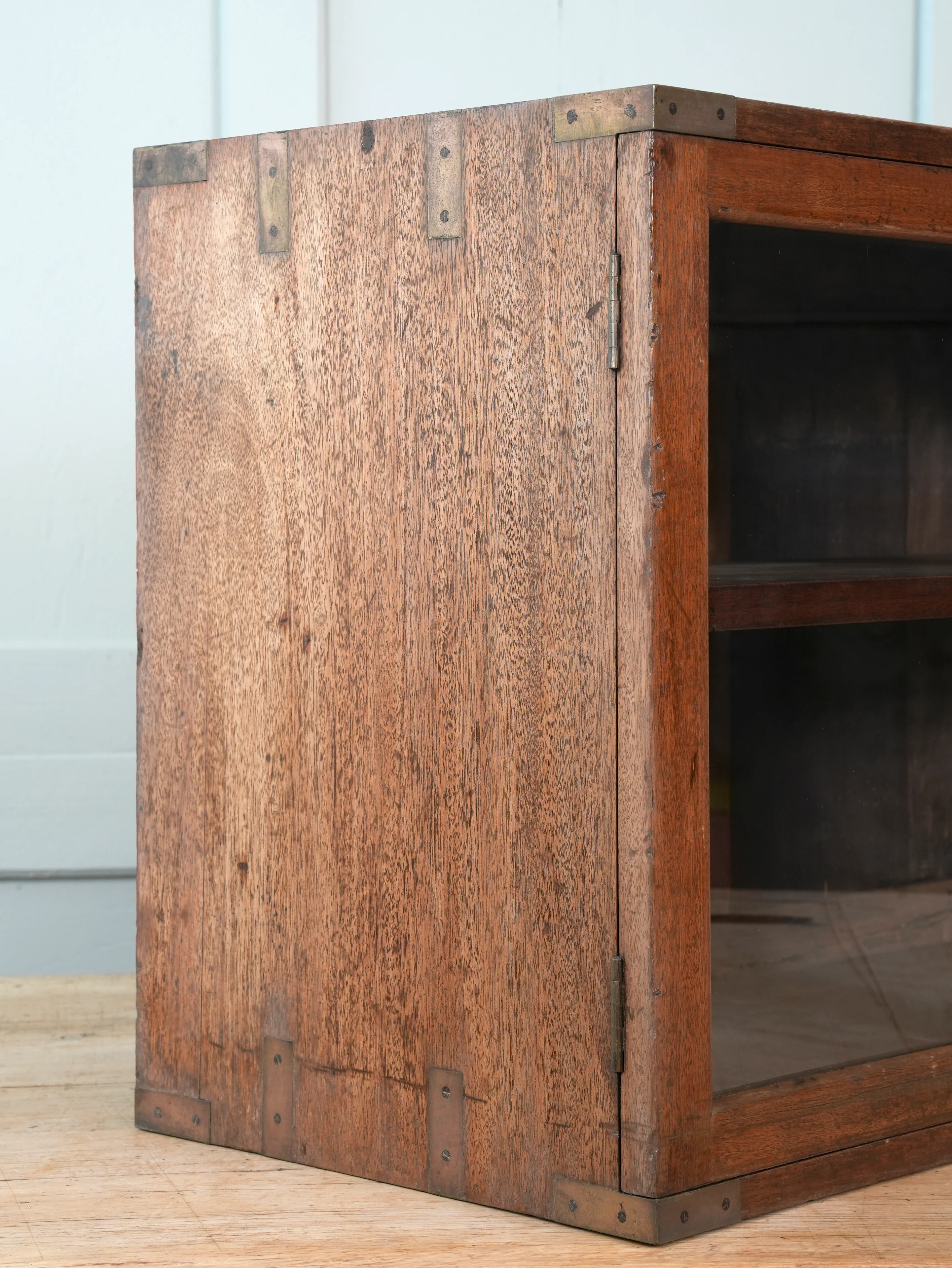 A 19th Century Glazed Campaign Cabinet - Image 16