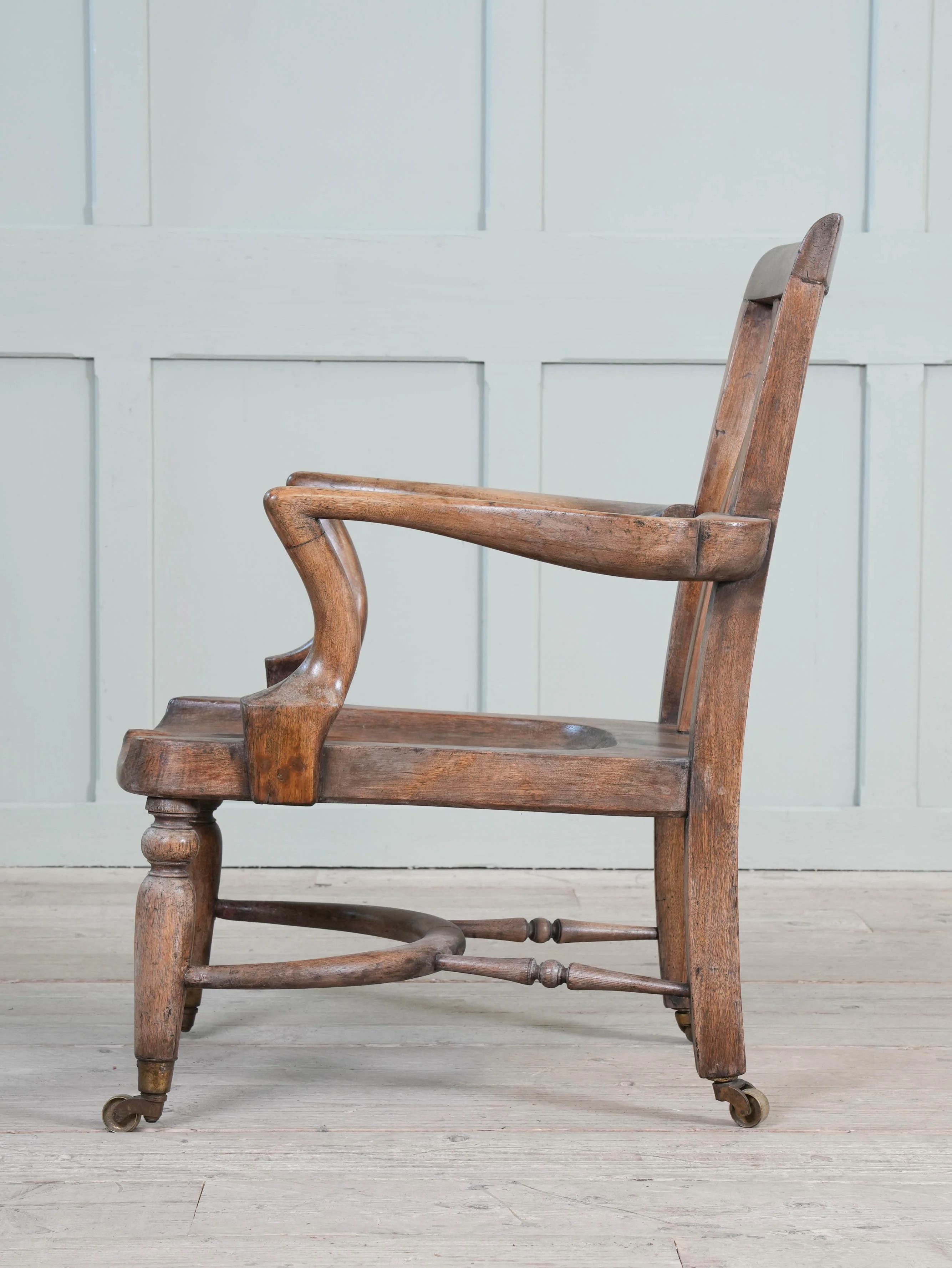 A 19th Century Mahogany Desk Chair - Image 3