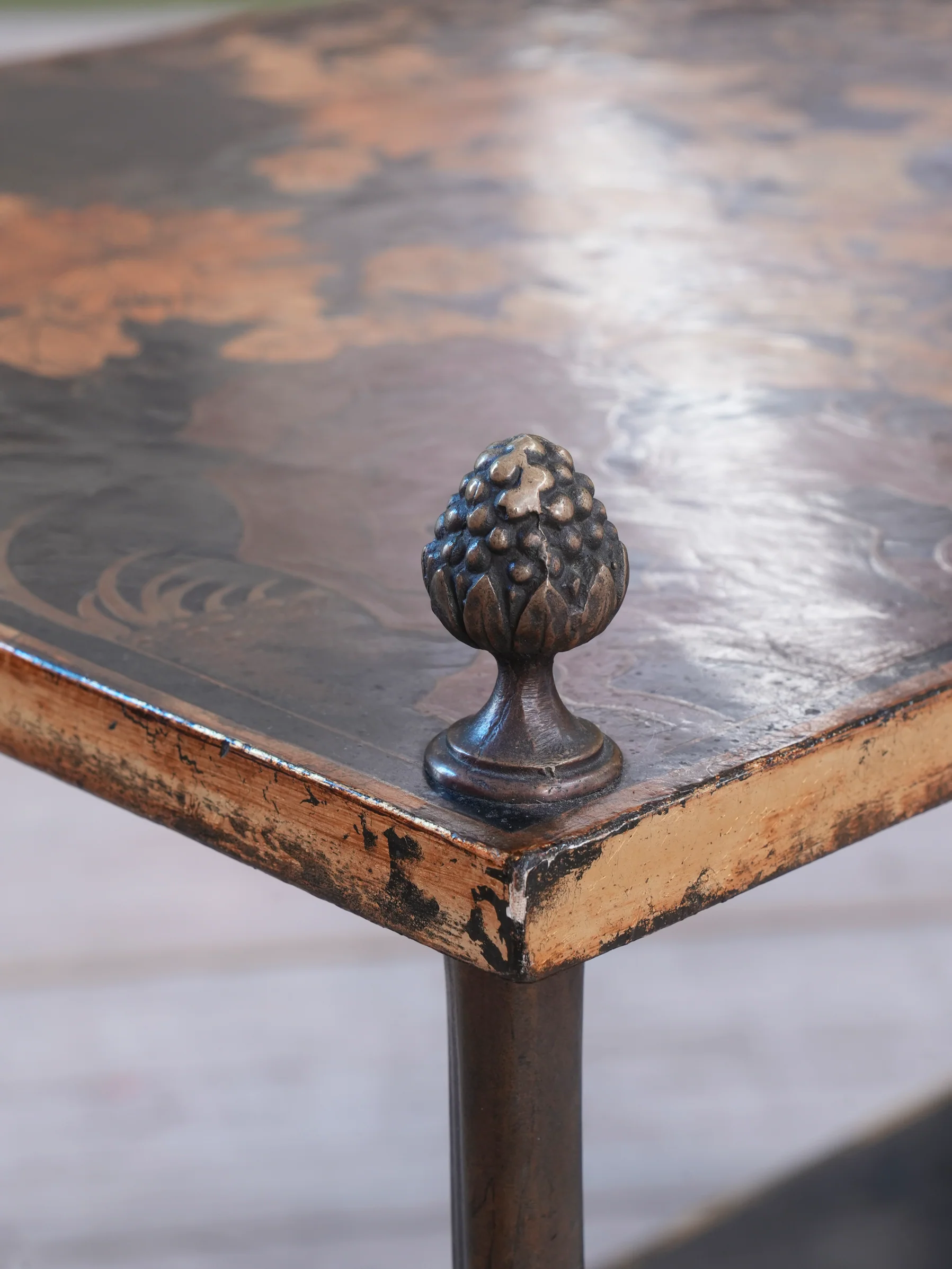 A Two Tier Chinoiserie Side Table - Image 6