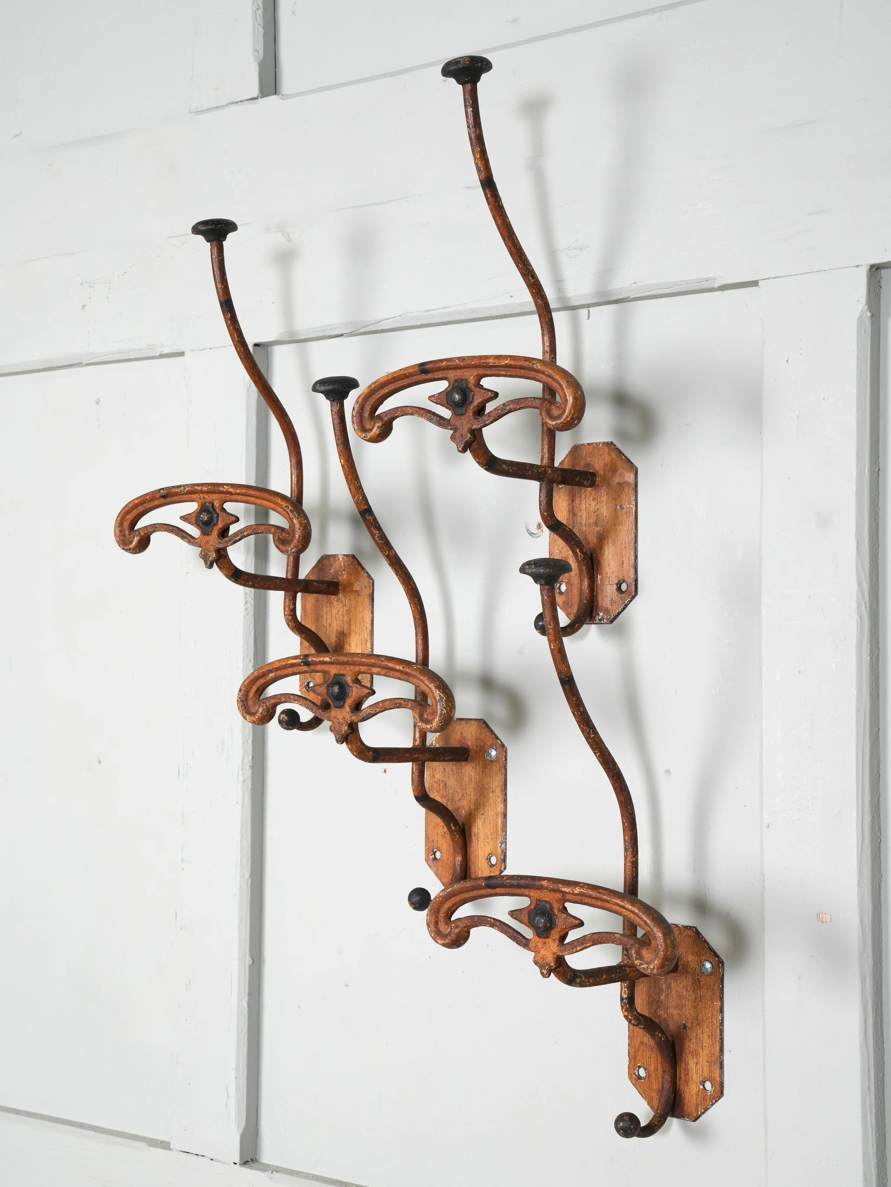 Four Large Hat & Coat Hooks - Image 2