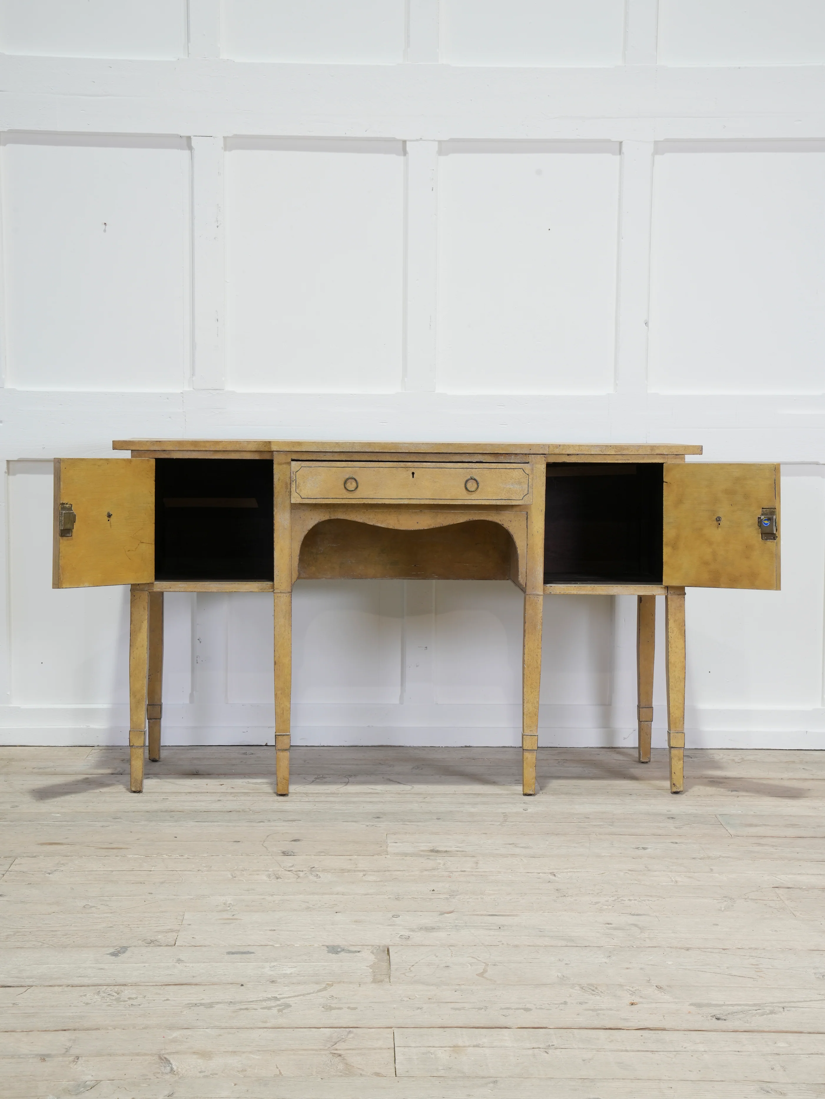 A Late Regency Painted Console Sideboard Table - Image 4