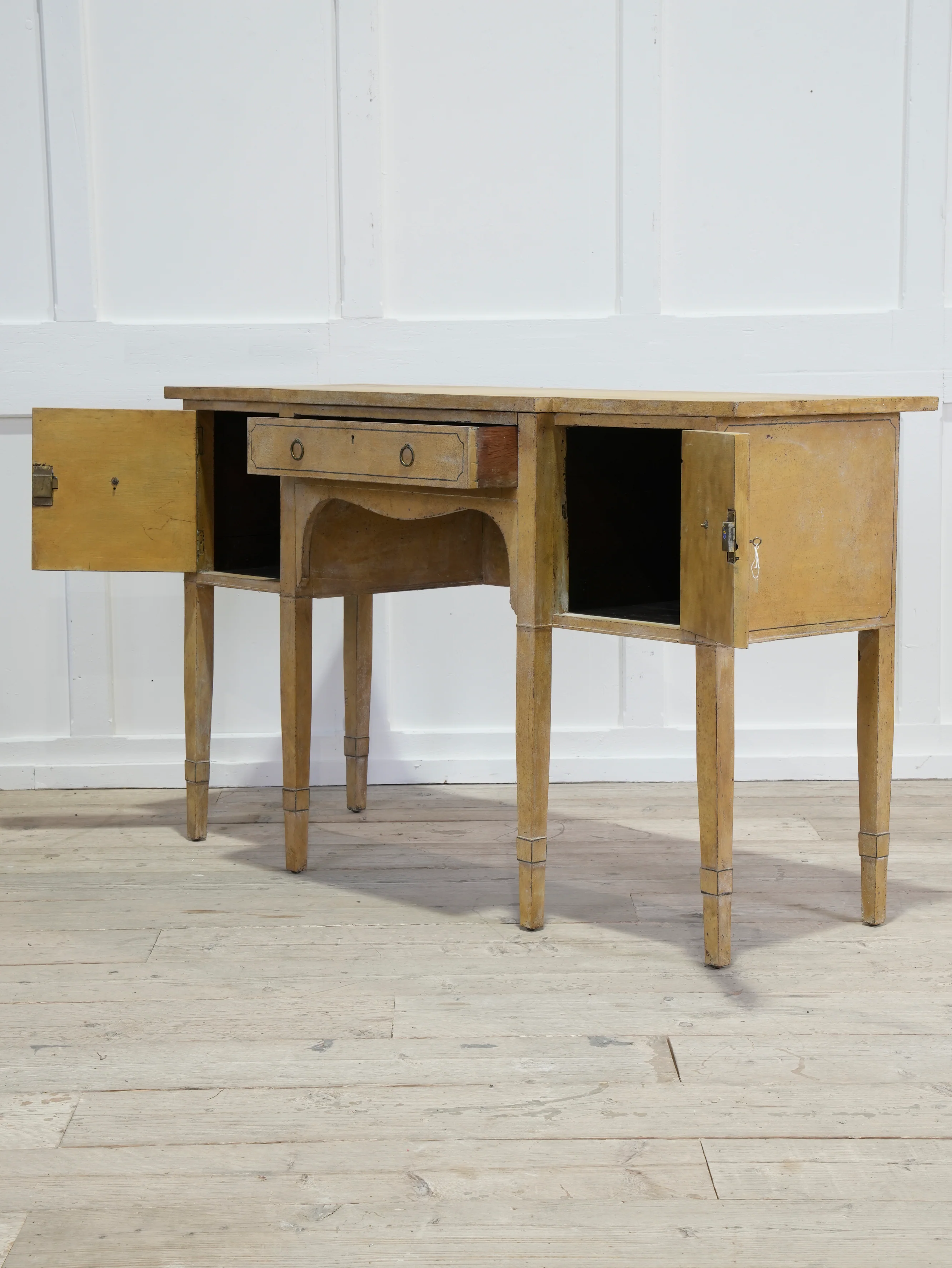 A Late Regency Painted Console Sideboard Table - Image 5