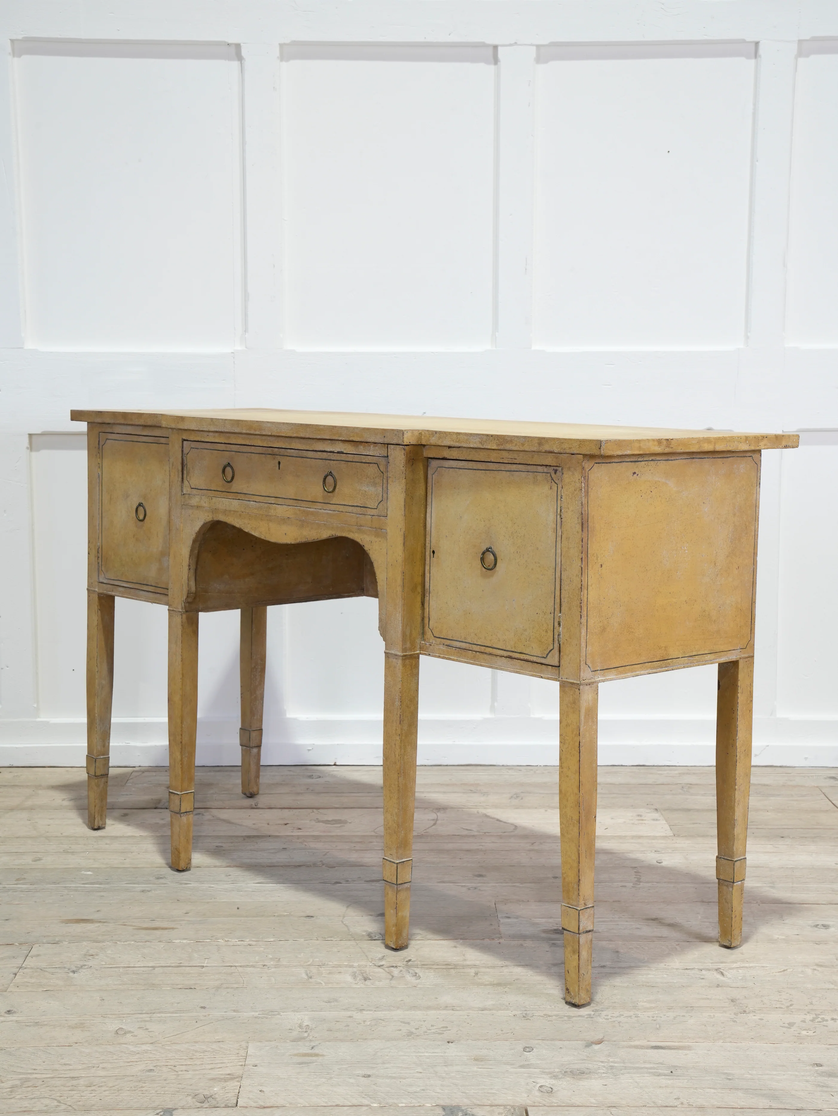 A Late Regency Painted Console Sideboard Table - Image 8