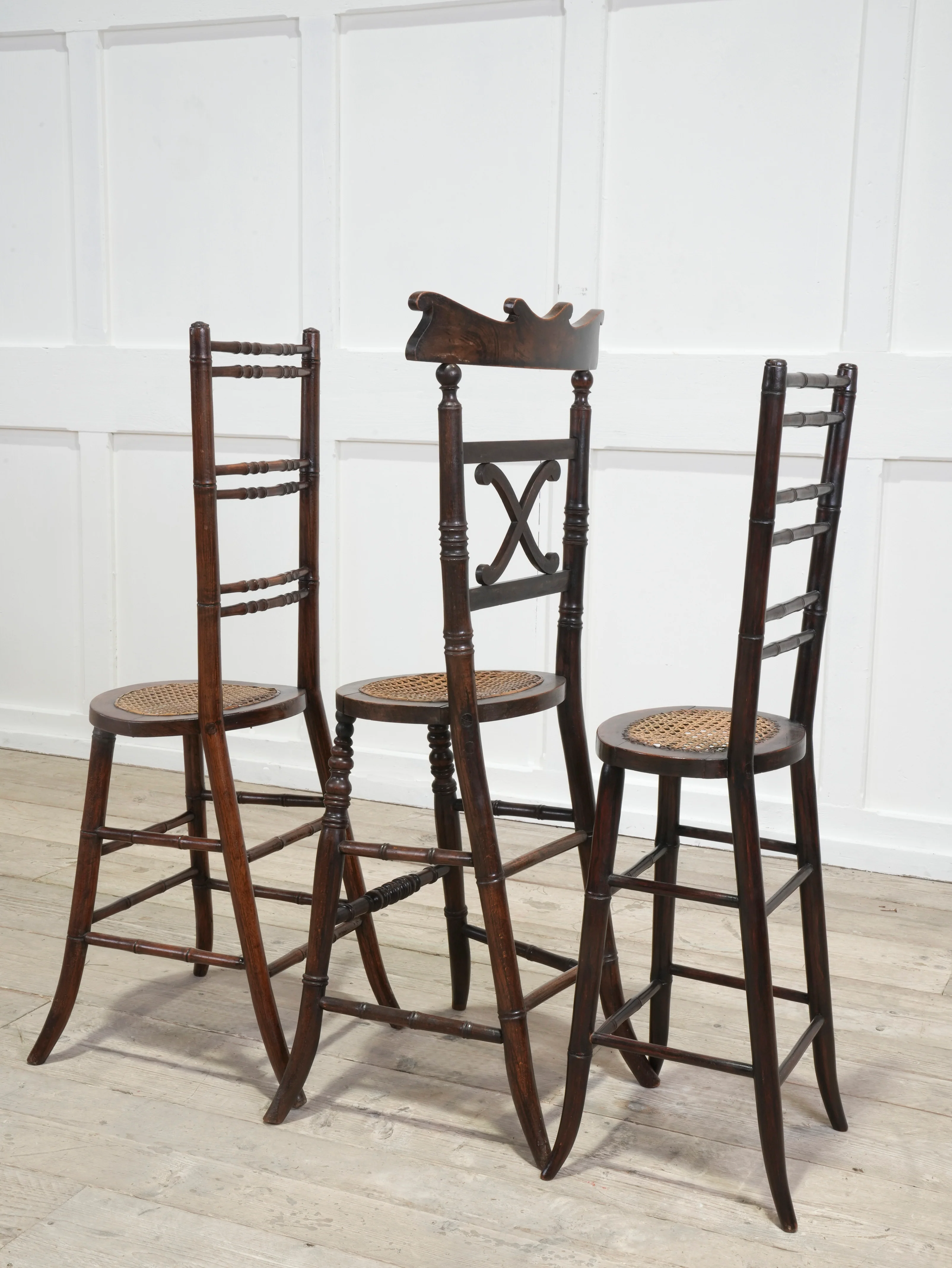 A Group of 19th Century Correction Chairs - Image 4
