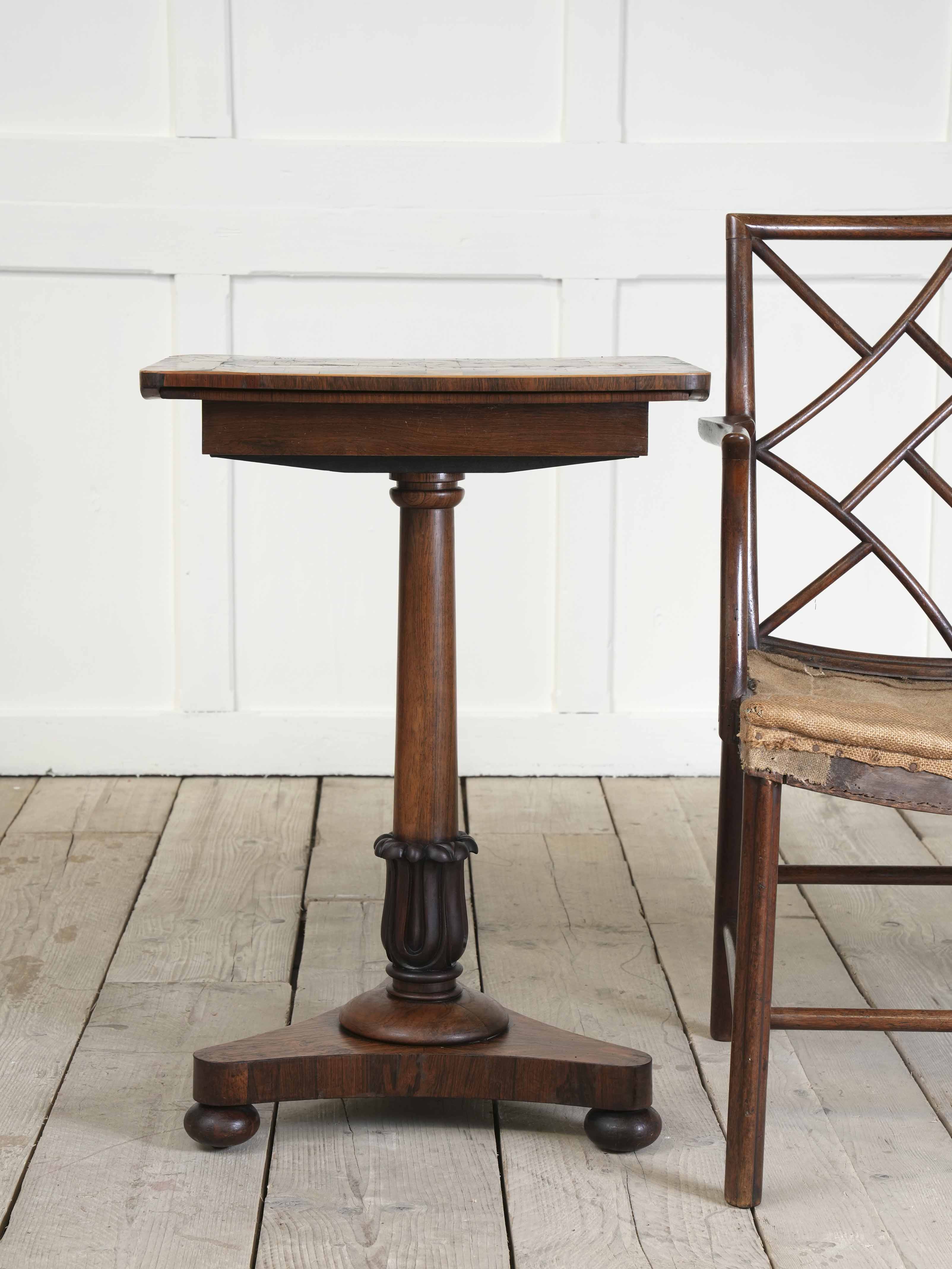 A William IV Specimen Wood Jardiniere Table by Turnbull - Image 10