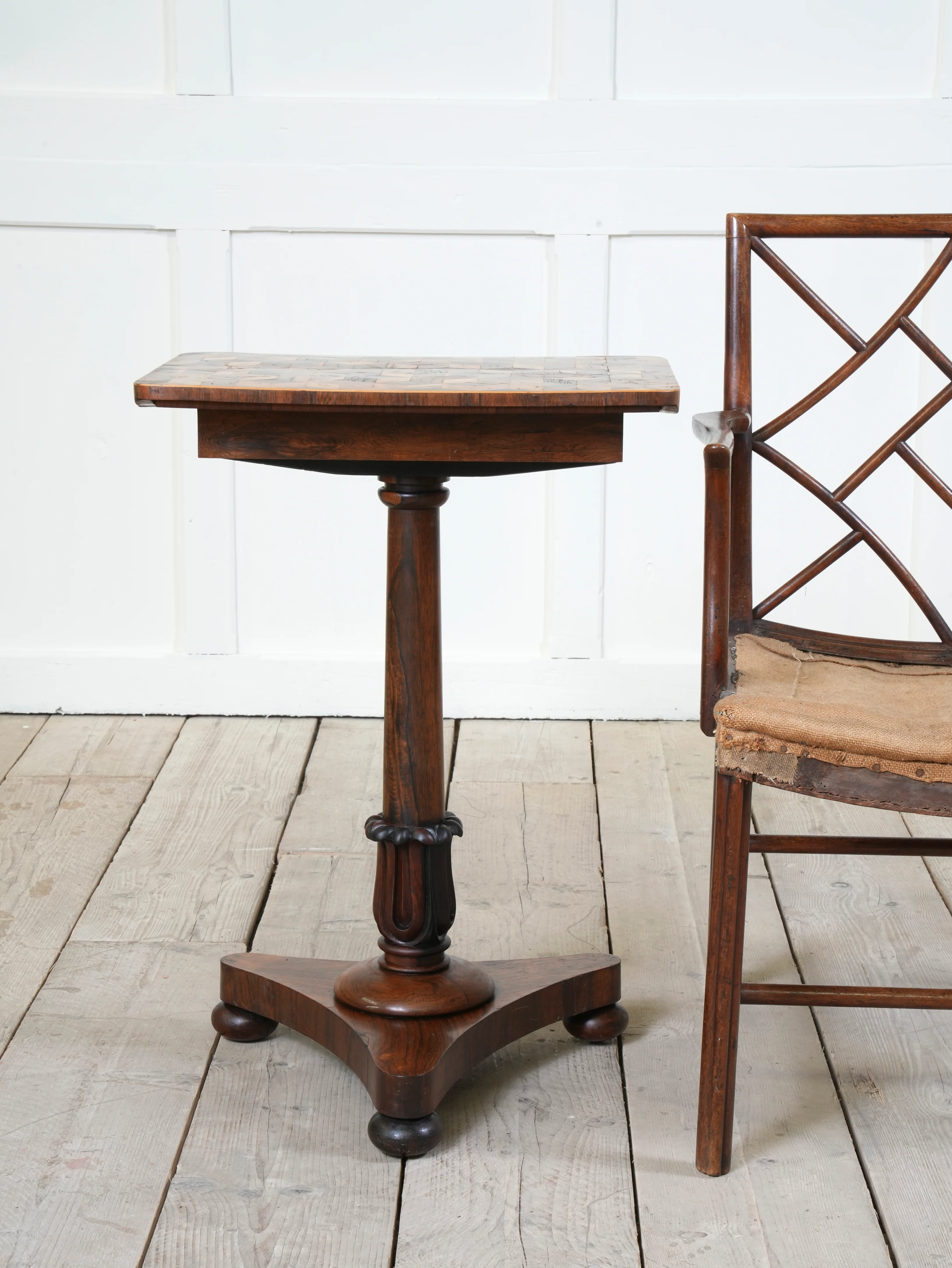 A William IV Specimen Wood Jardiniere Table by Turnbull - Image 4