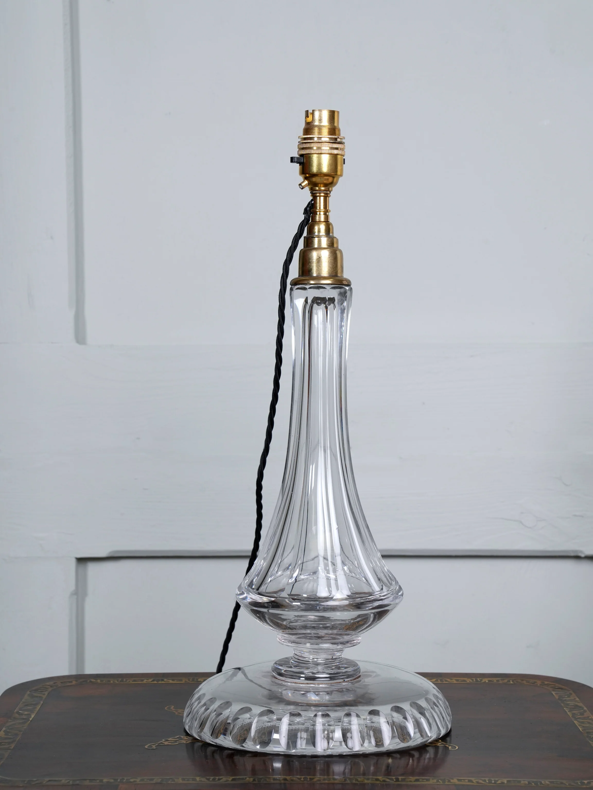 A 19th Century Cut Glass Table Lamp - Image 6