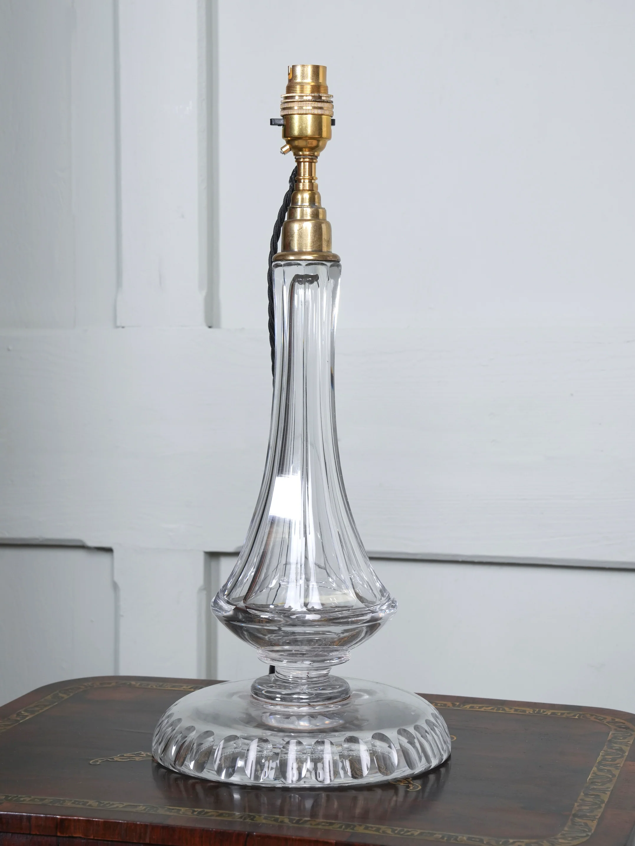 A 19th Century Cut Glass Table Lamp - Image 7