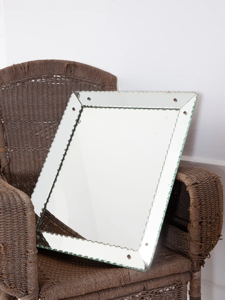 French Bevelled Mirror - Image 6