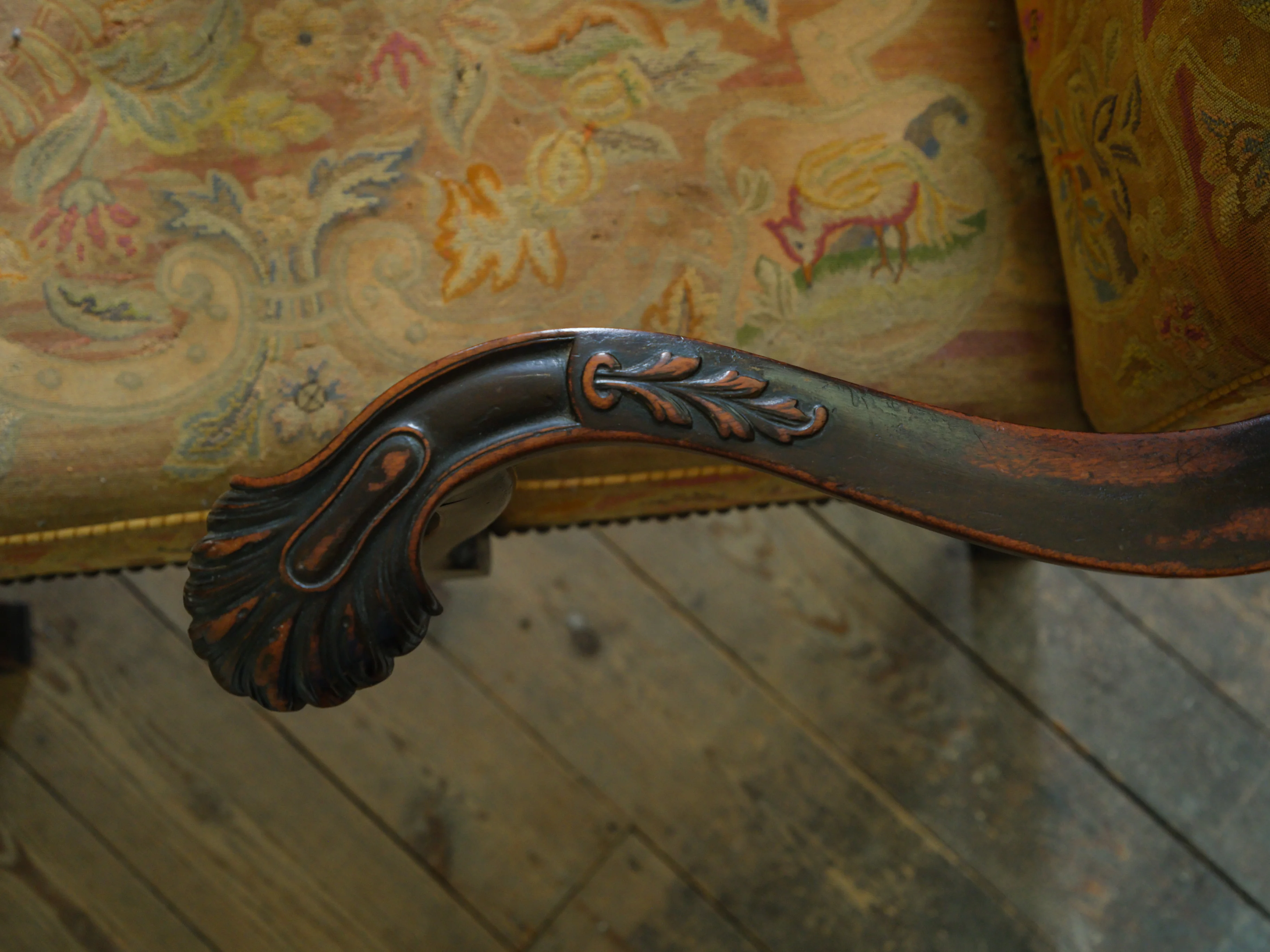 A Mid 18th Century Irish Day Bed - Image 15