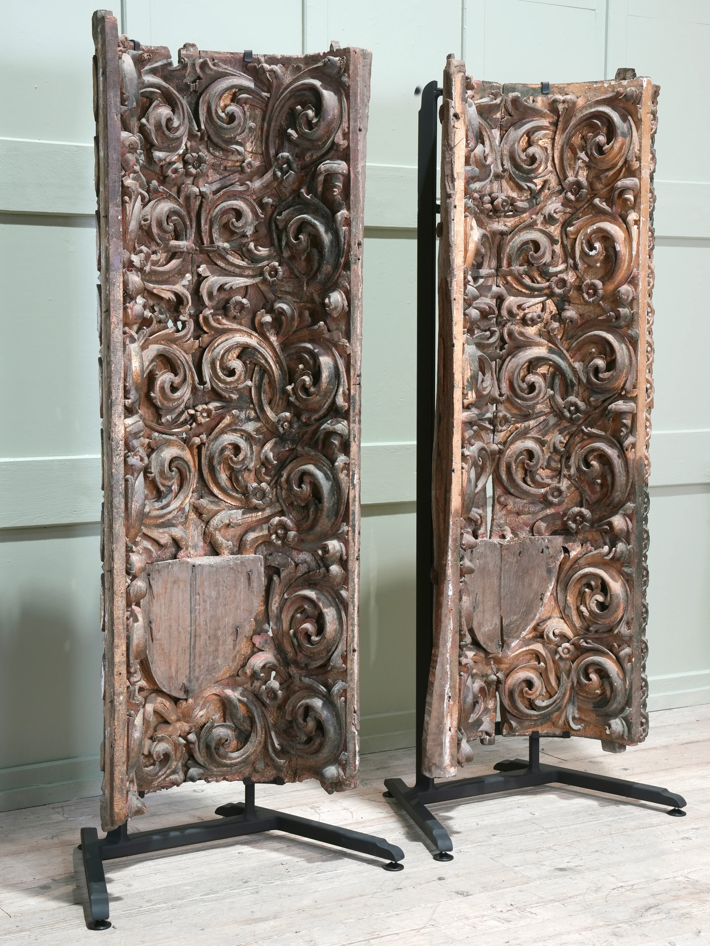 A Pair of 18th Century Portuguese Baroque Niches - Image 4