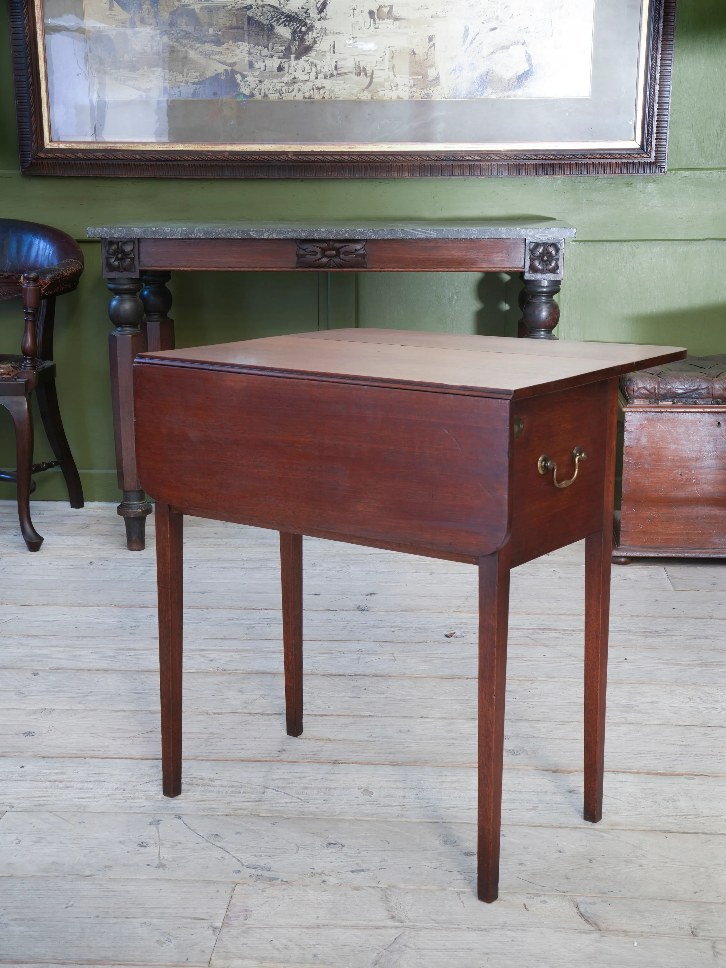 A Regency Mahogany Deception Table - Image 10