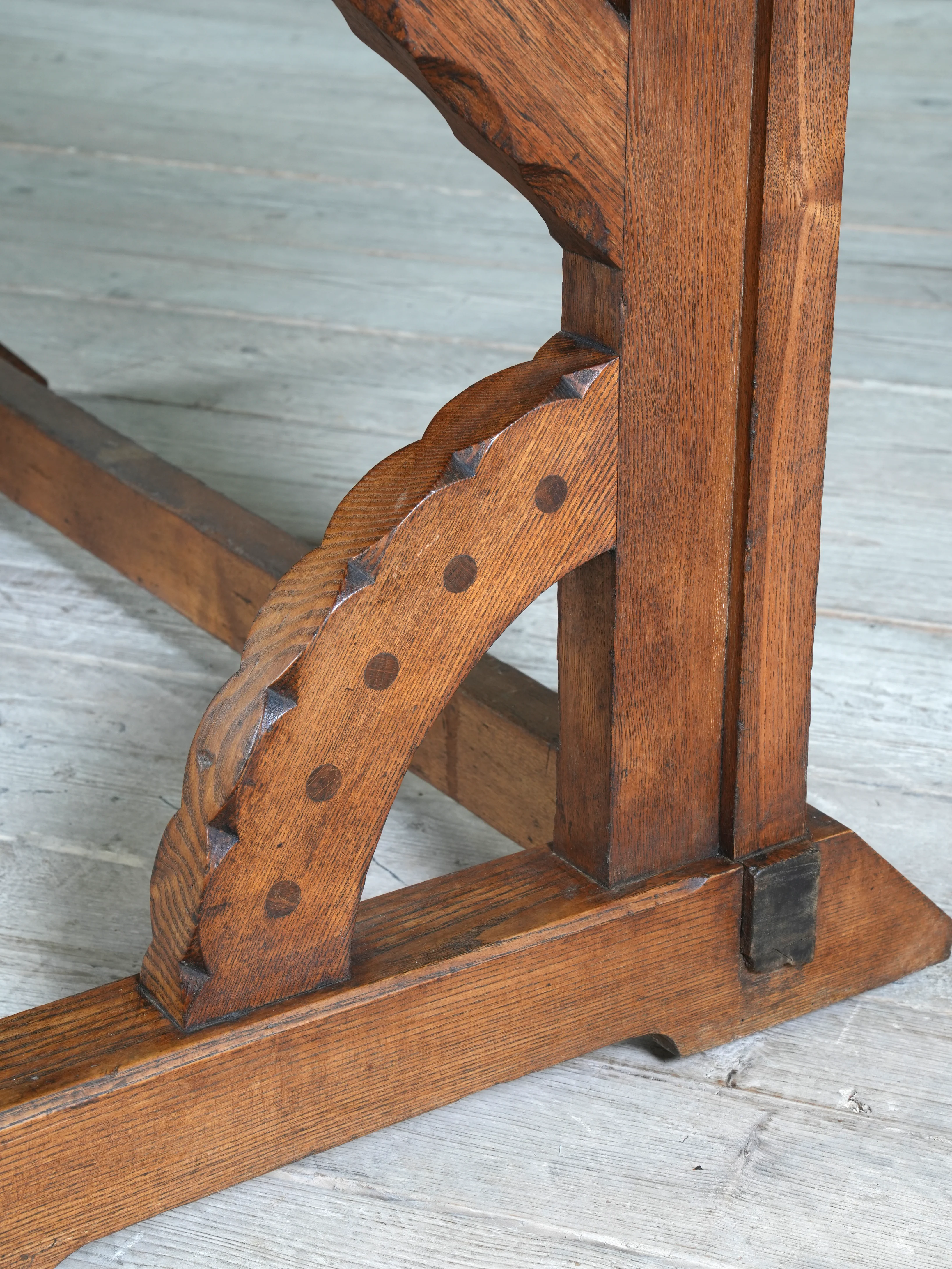 A Gothic Revival Desk in the manner of Charles Bevan - Image 13