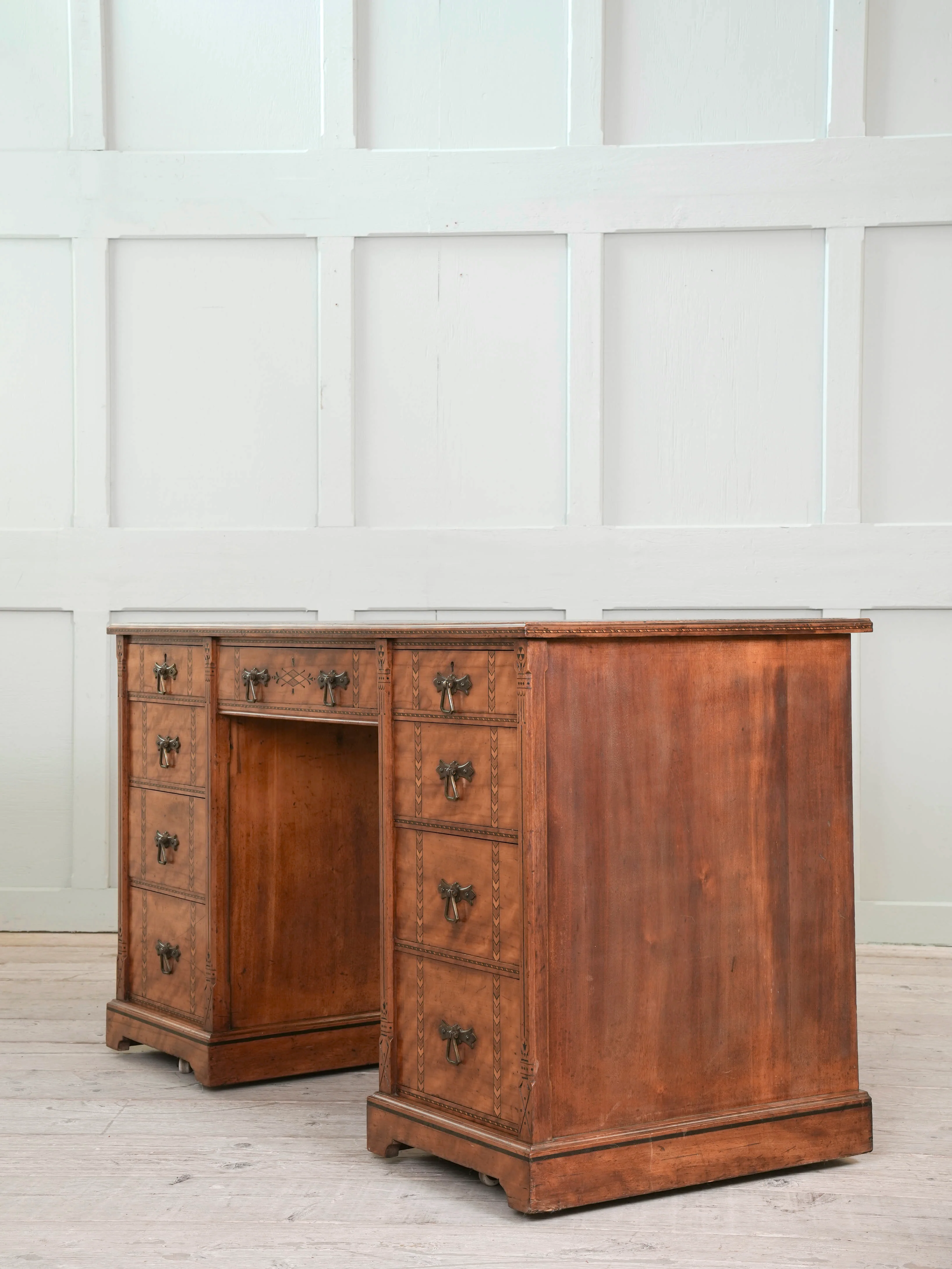 A 19th Century Heal & Son Kneehole Desk - Image 2