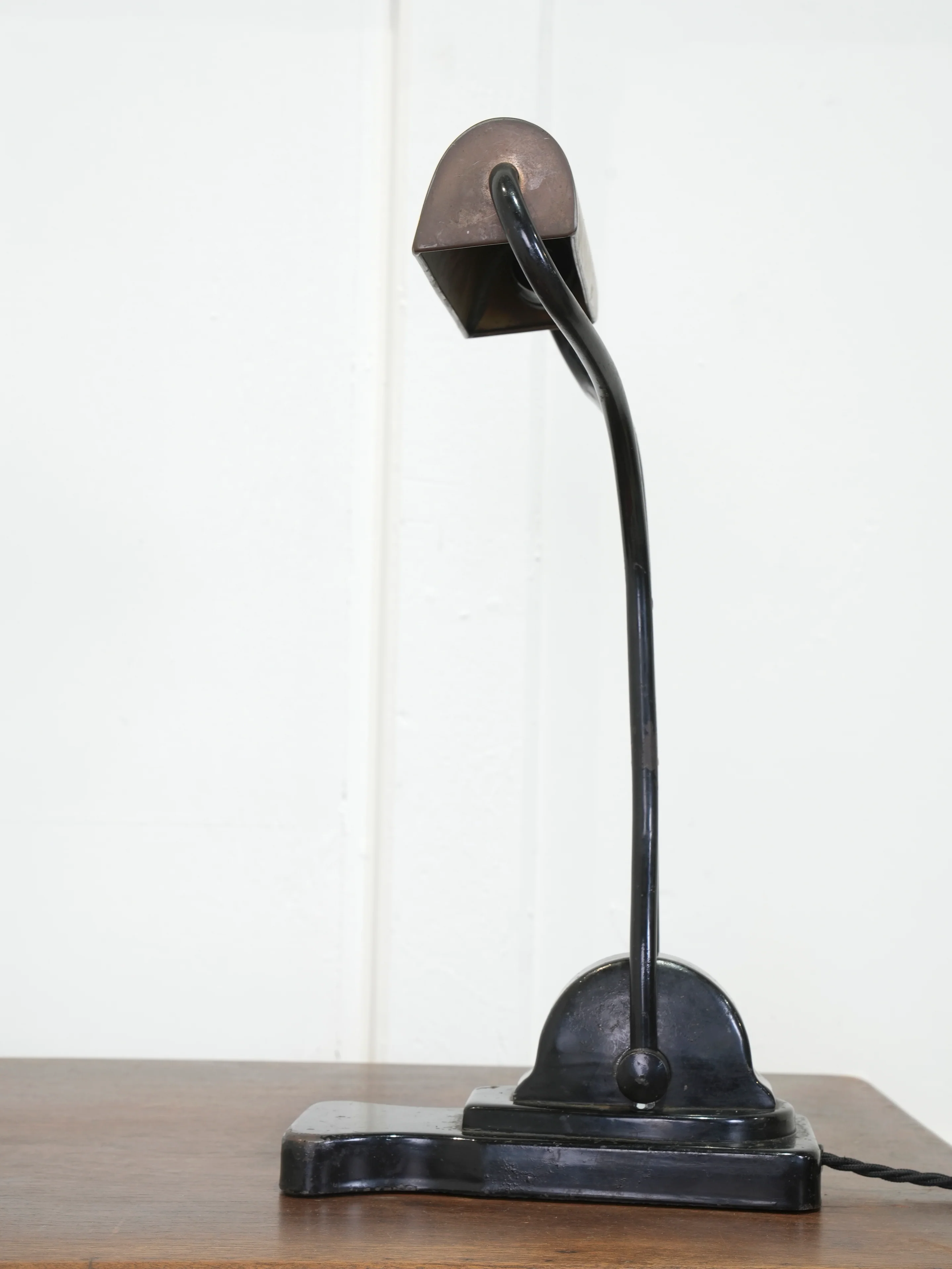A Copper & Steel Desk Lamp - Image 5