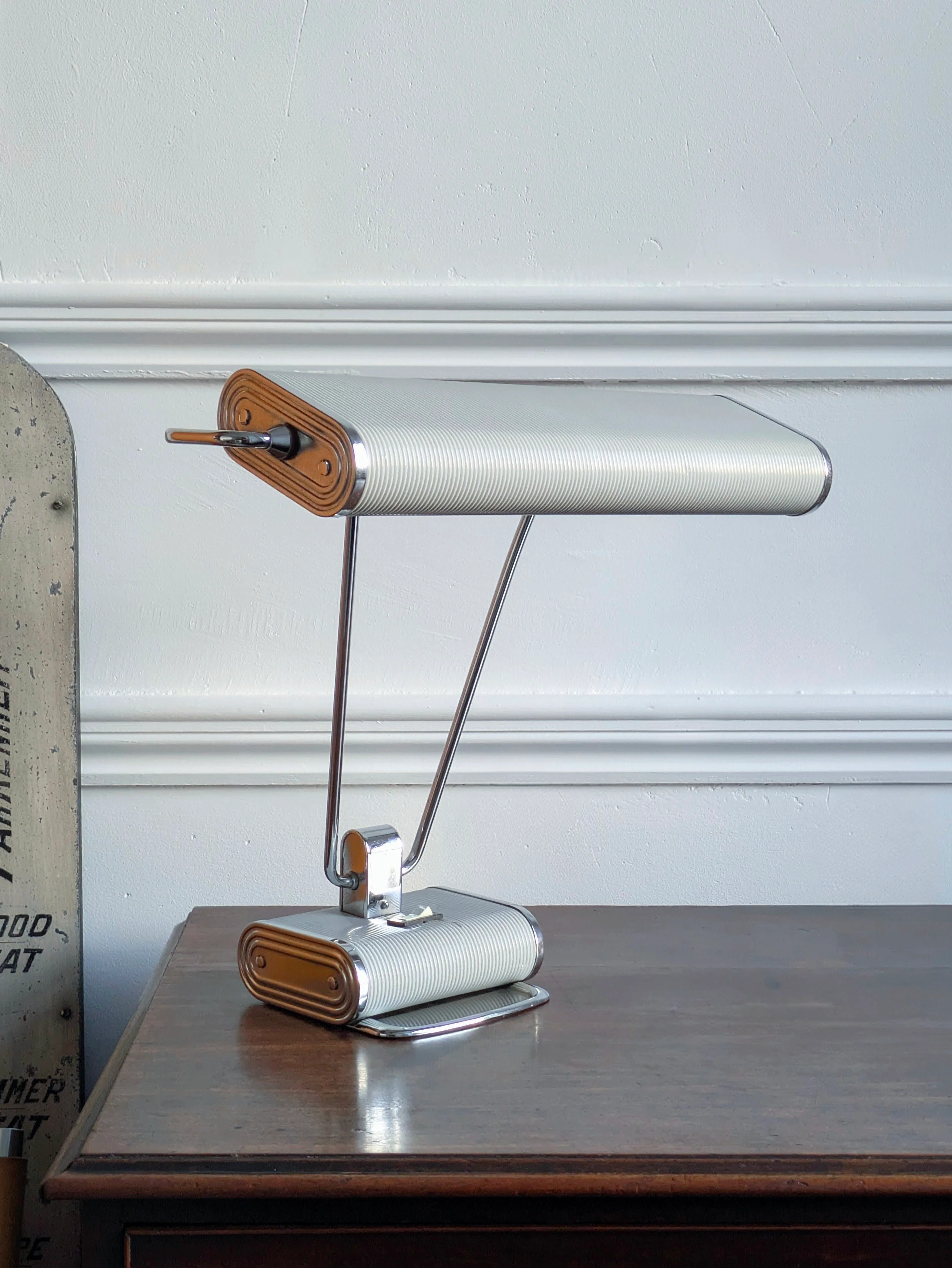 A No 71 Desk Lamp, Eileen Gray for Jumo - Image 16