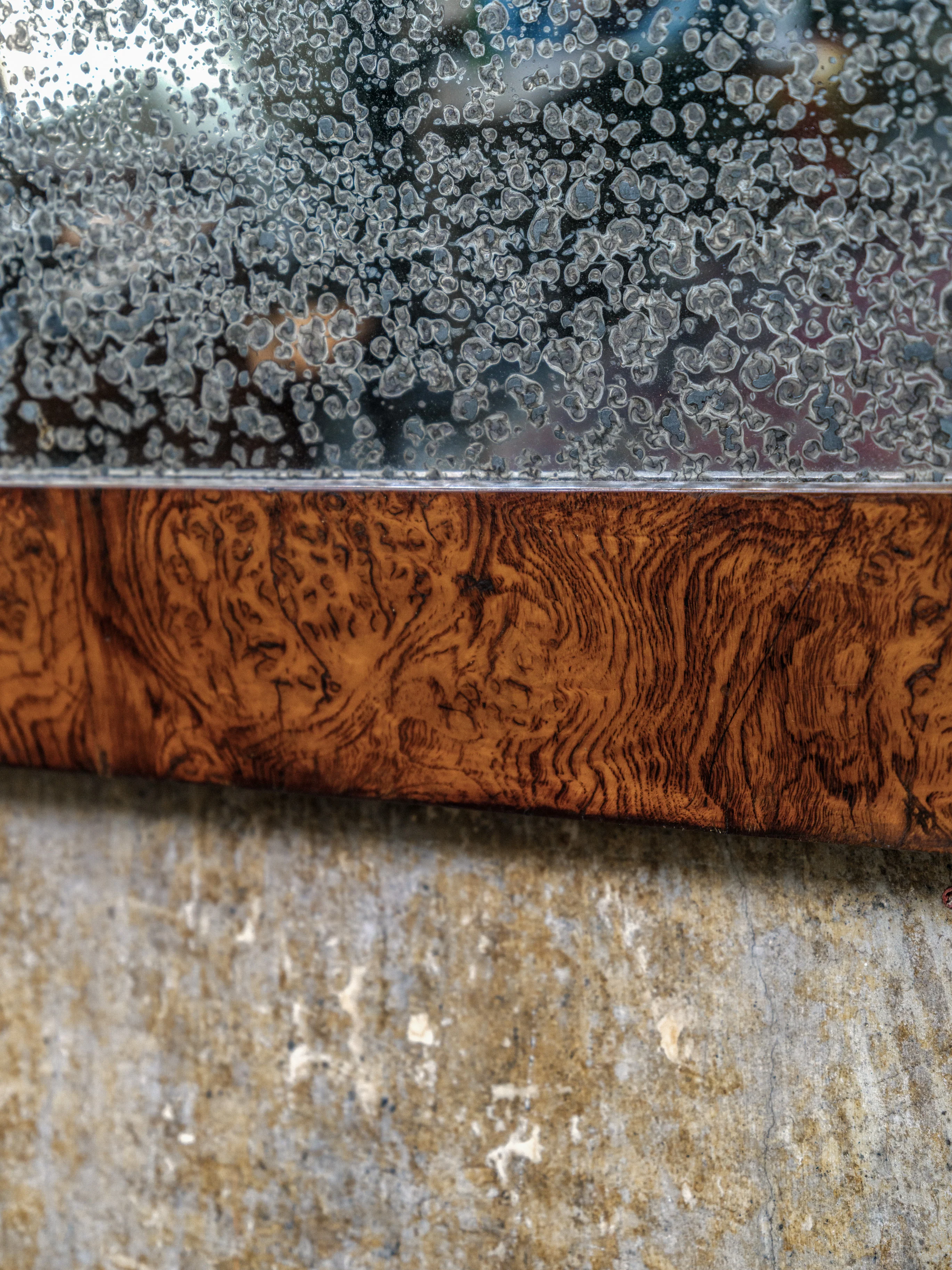 A George IV Burr Oak Mirror - Image 5