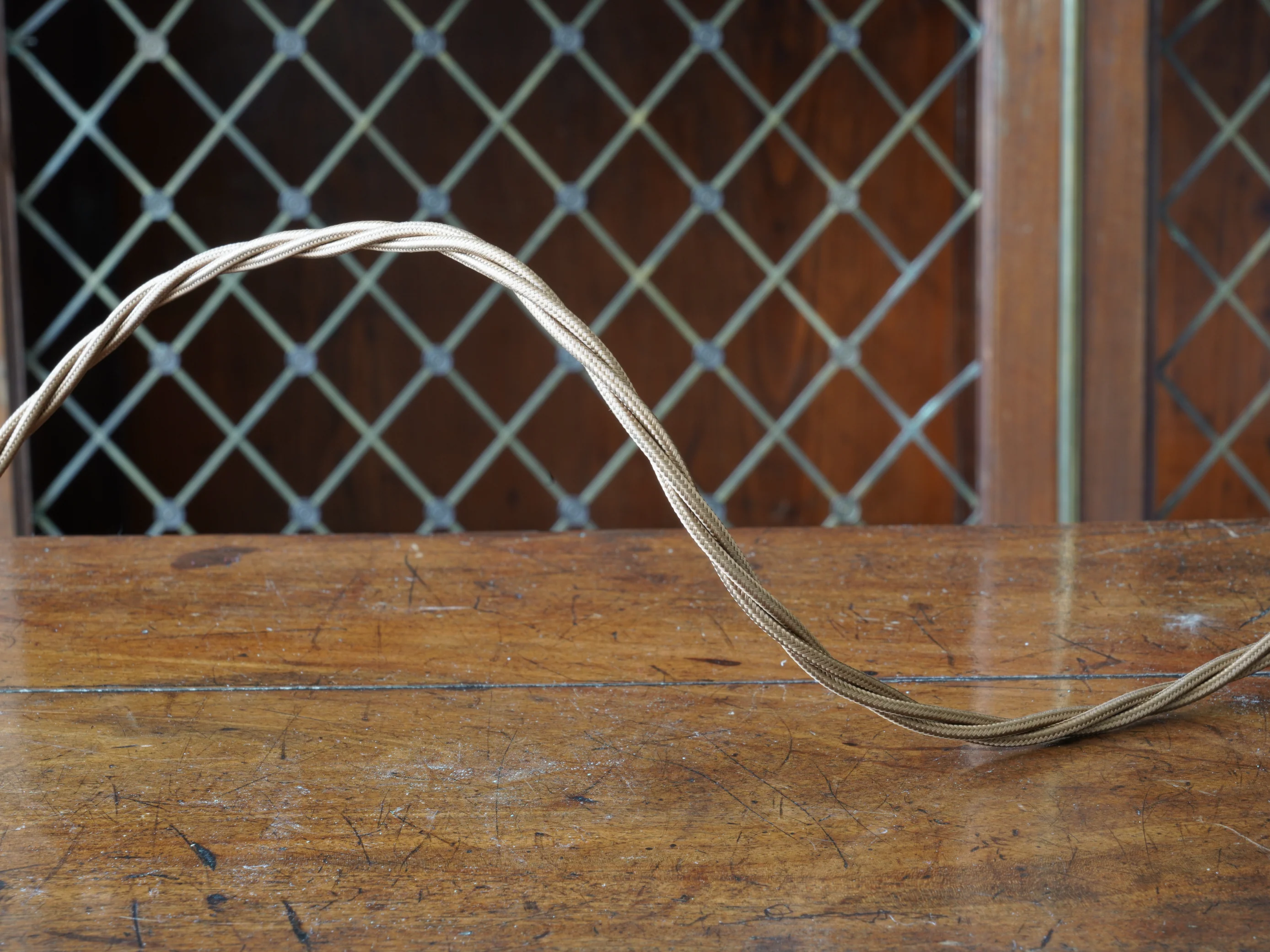 The Capel Mawr Opaline Glass Pendant in Polished Copper - Image 13