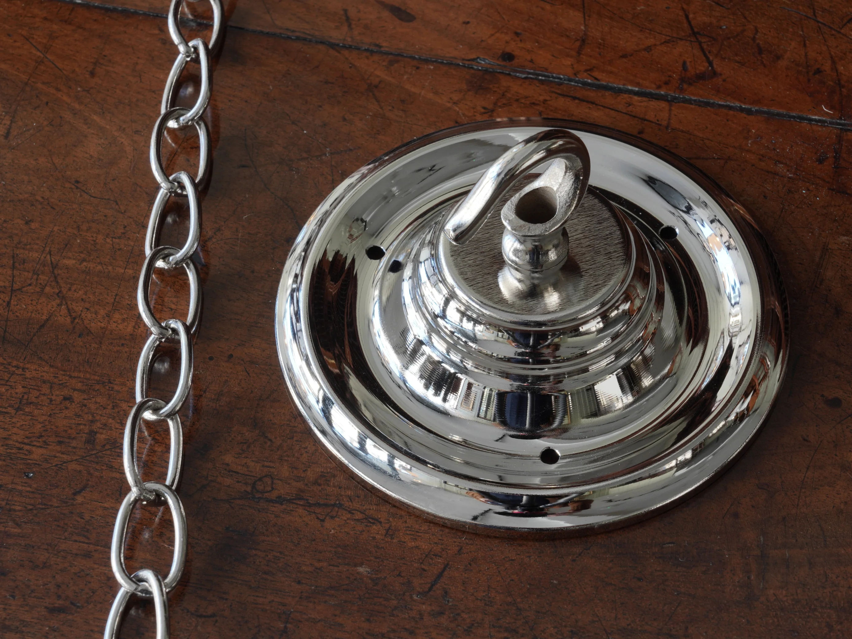 The Grace Opaline Pendant Light in Nickel - Image 10