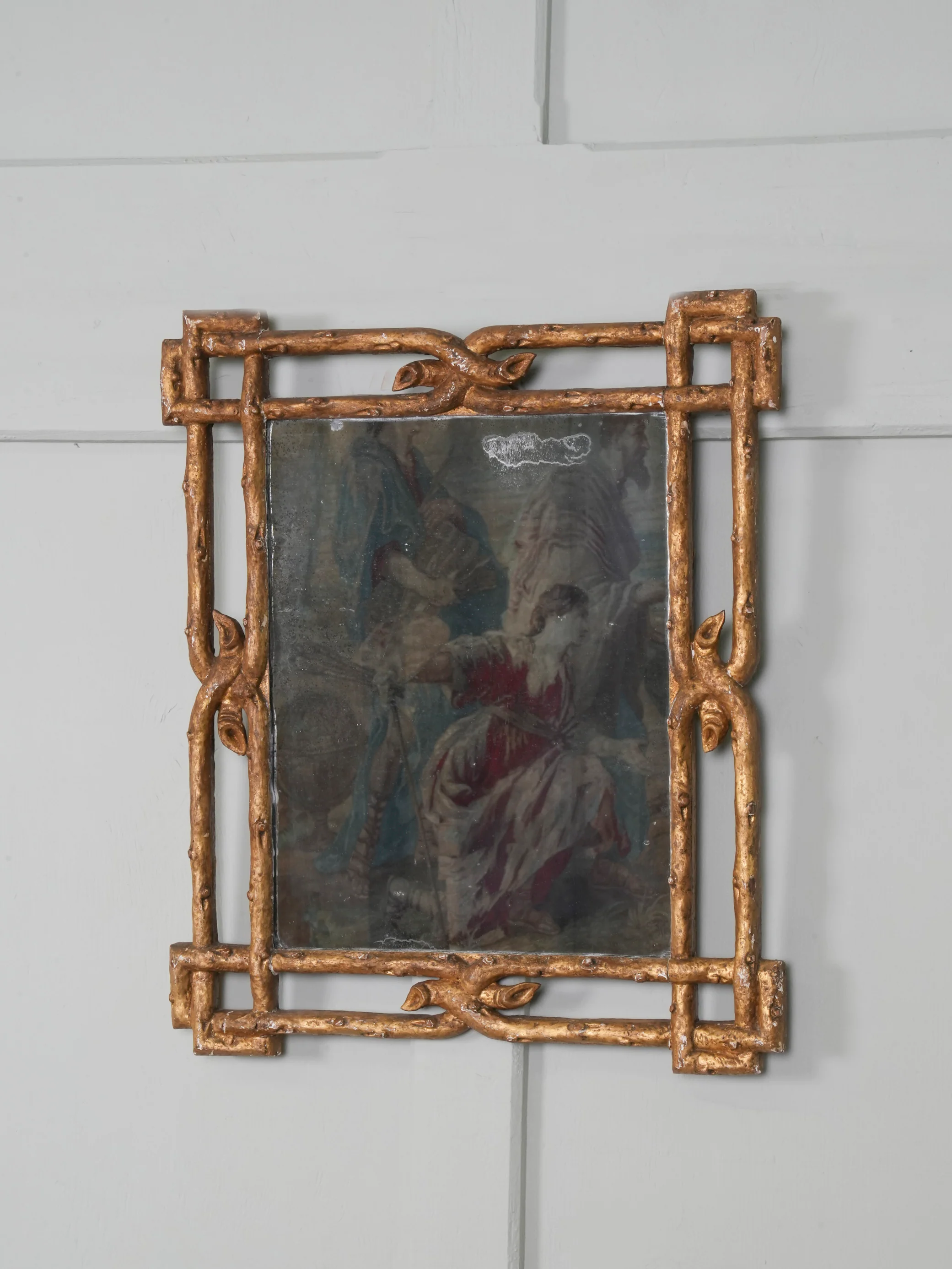 A 19th Century Giltwood & Gesso Mirror - Image 6