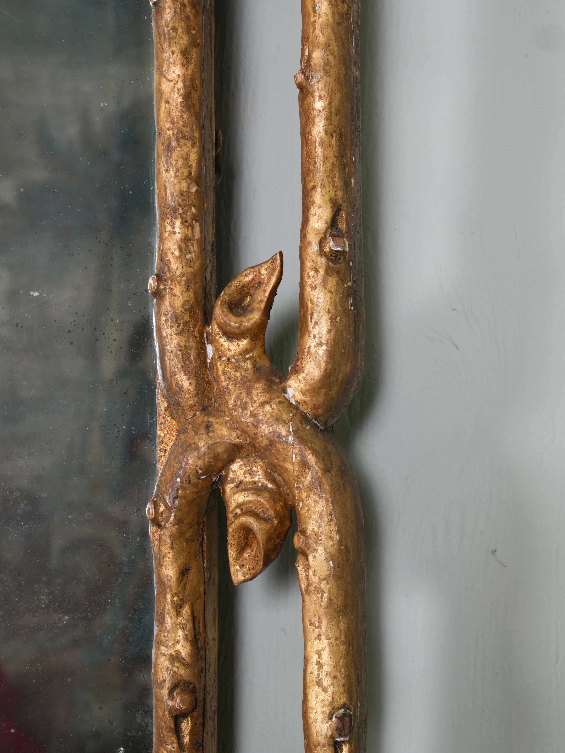 A 19th Century Giltwood & Gesso Mirror - Image 7