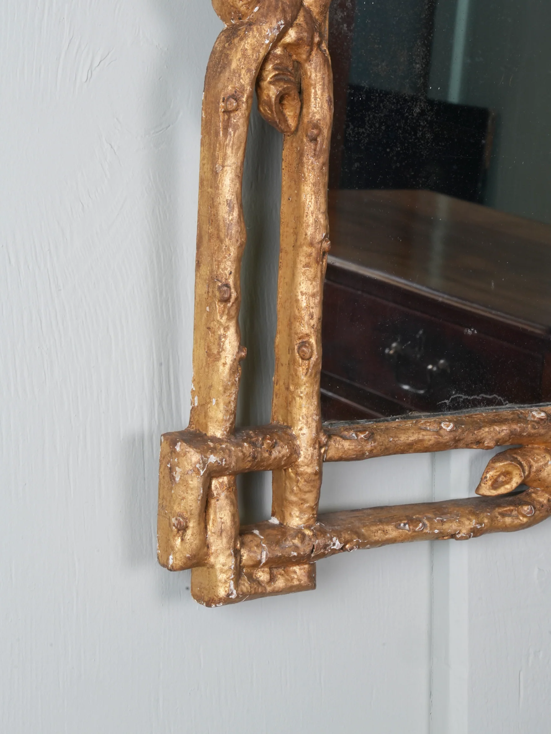 A 19th Century Giltwood & Gesso Mirror - Image 8