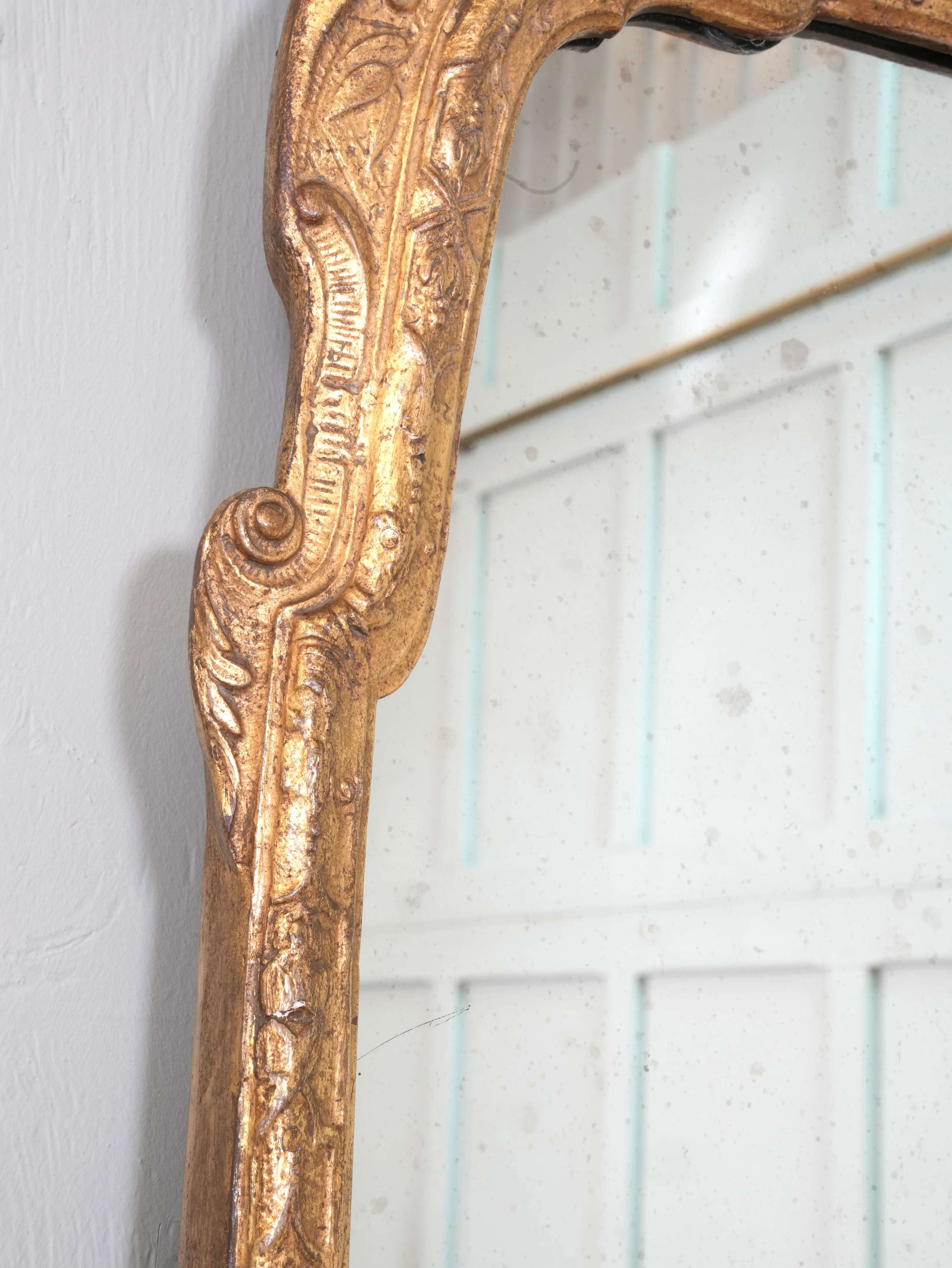A George III Gilt Wood & Gesso Mirror - Image 4