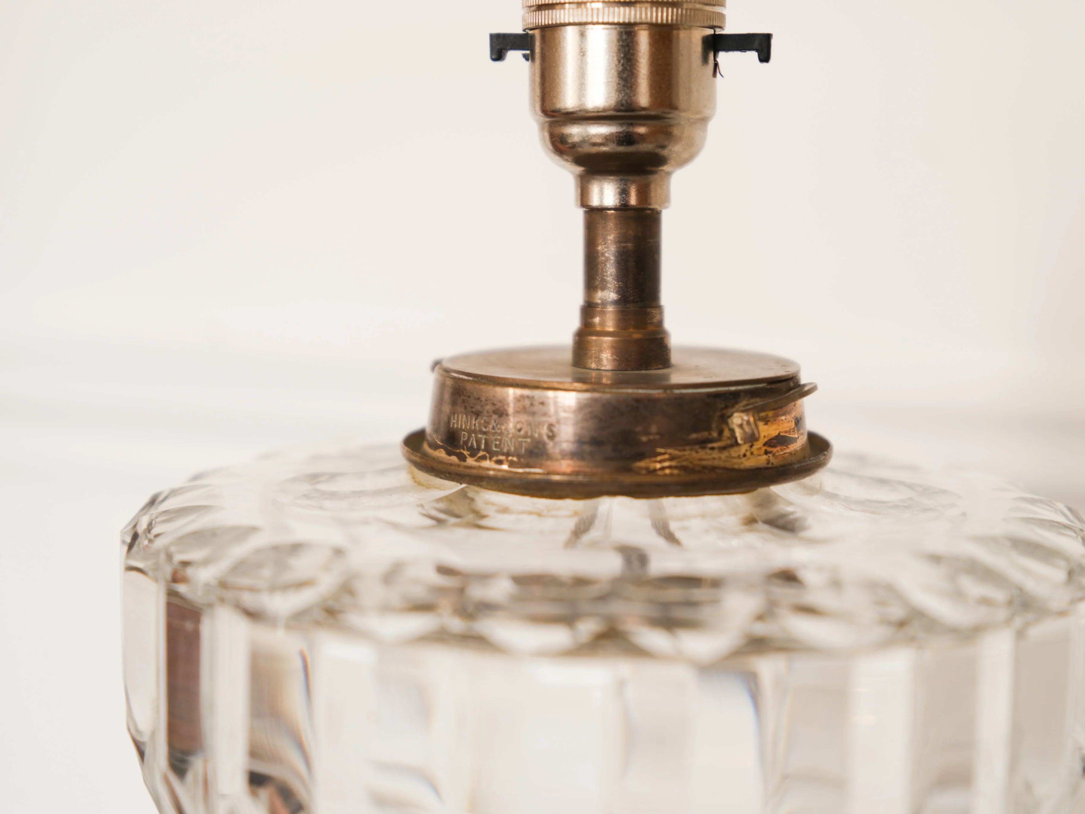 A Pair Of Crystal Oil Lamps by Hinks - Image 8