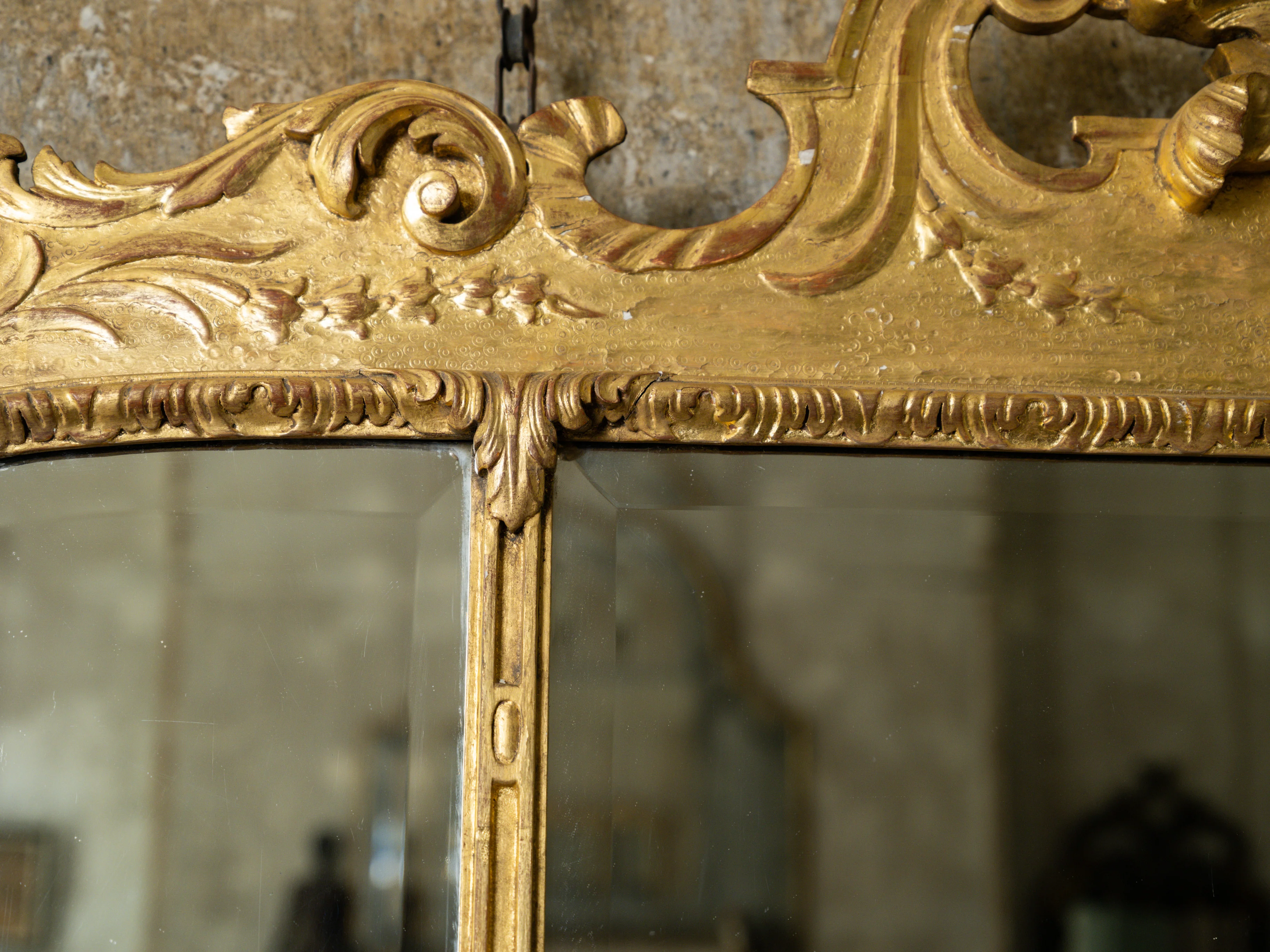 A George I Triptych Overmantel Mirror - Image 9