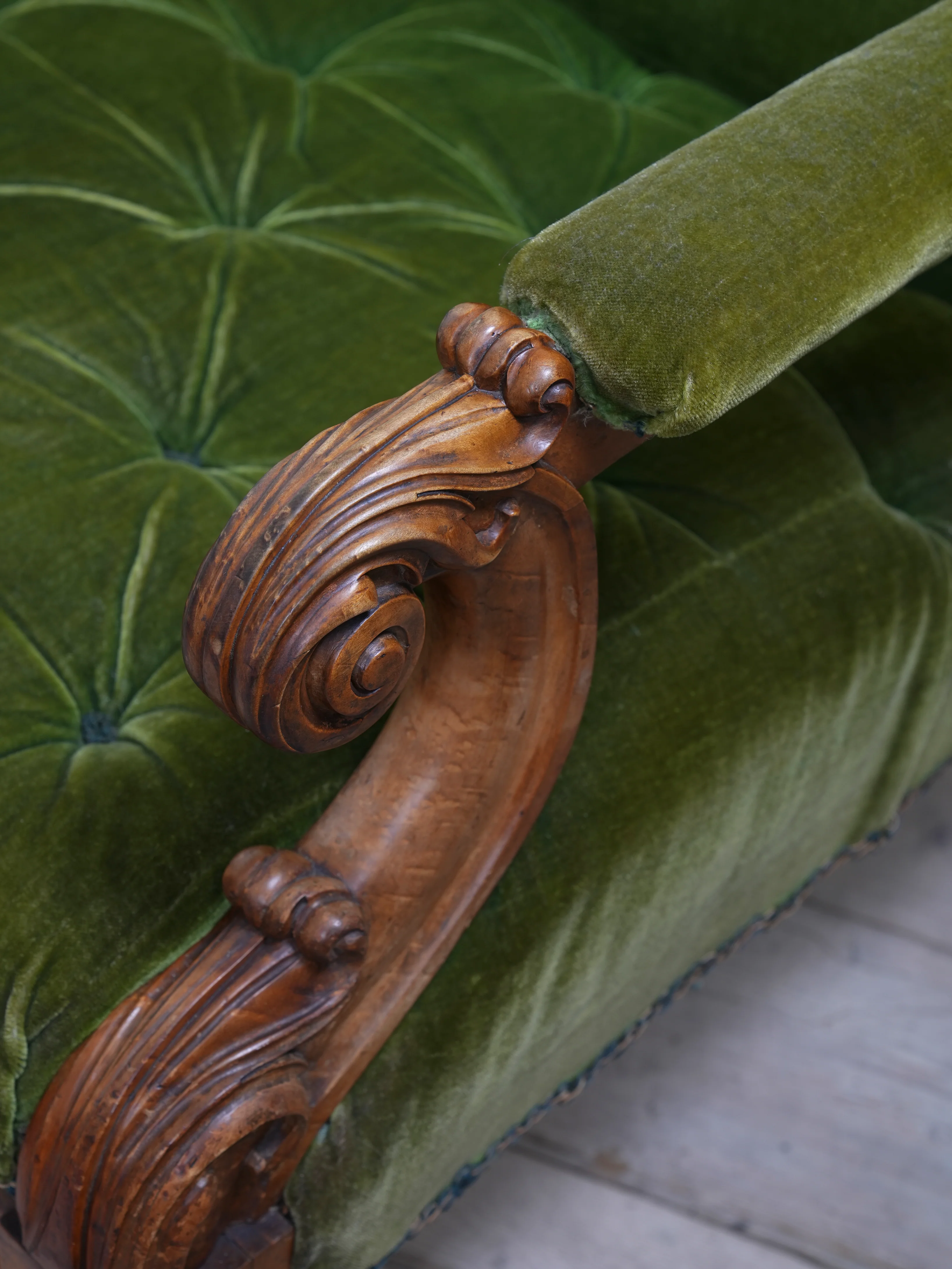 A William IV Birds Eye Maple Armchair - Image 18