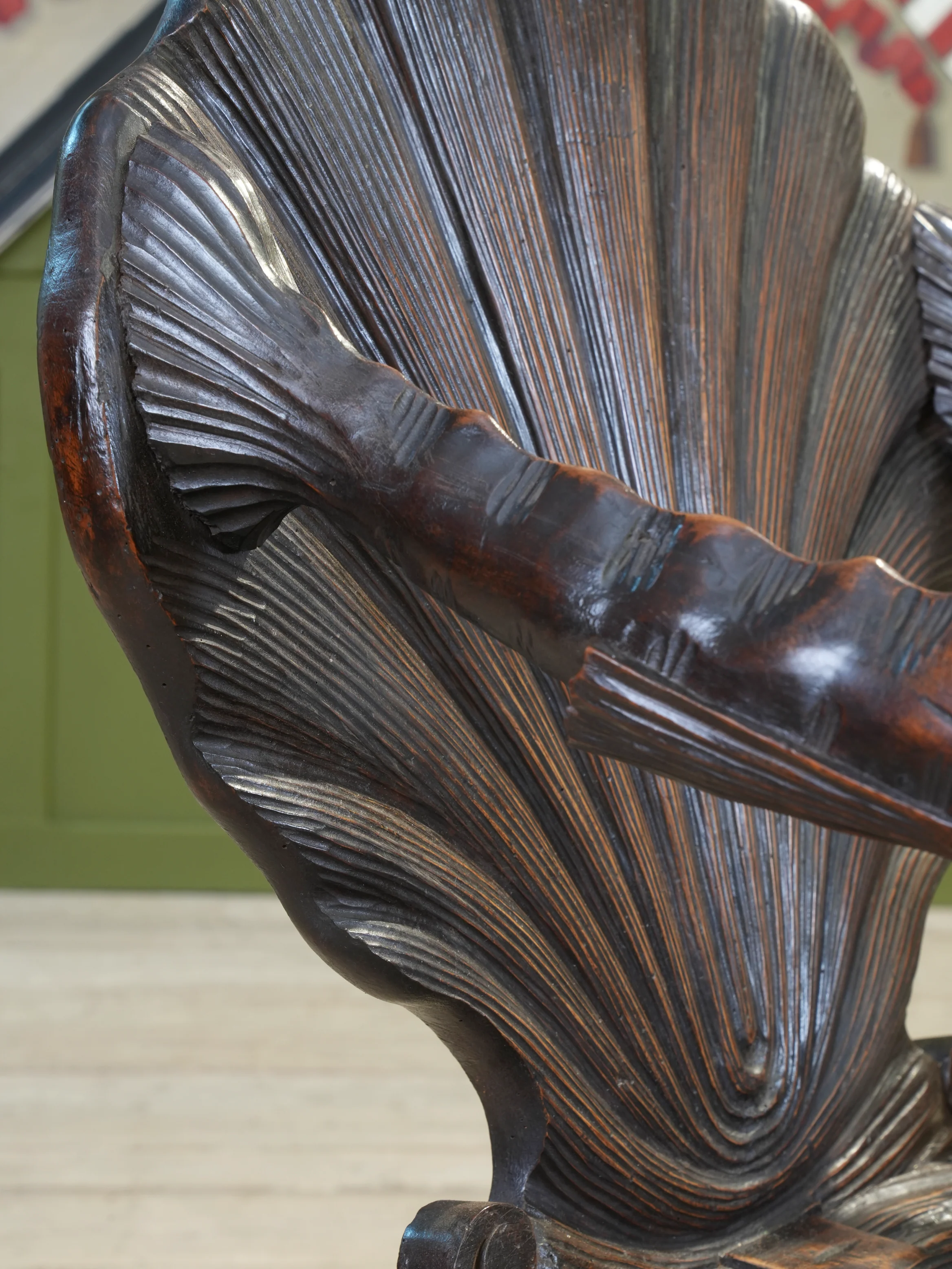 A 19th Century Walnut Grotto Chair - Image 17