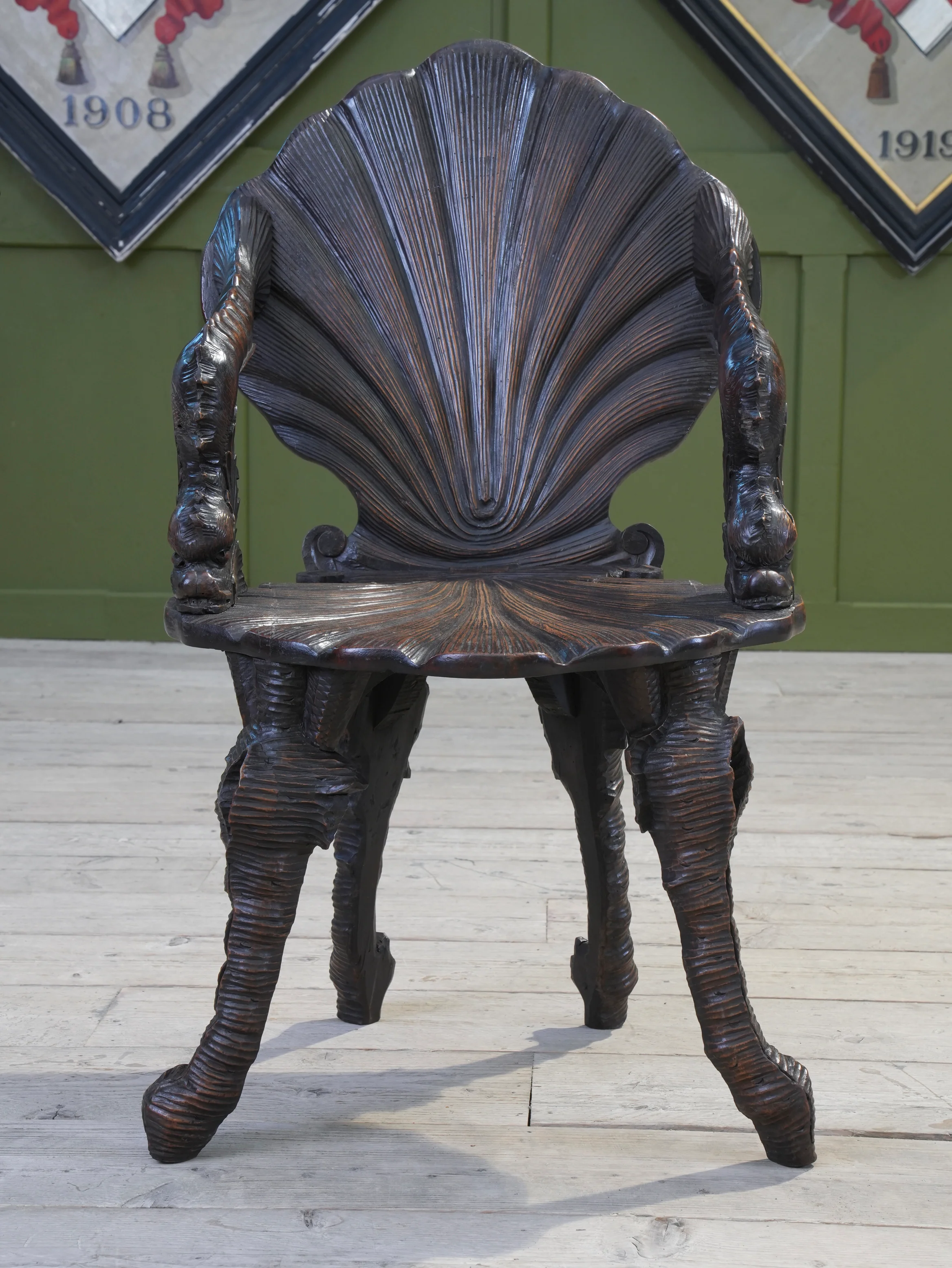 A 19th Century Walnut Grotto Chair - Image 3