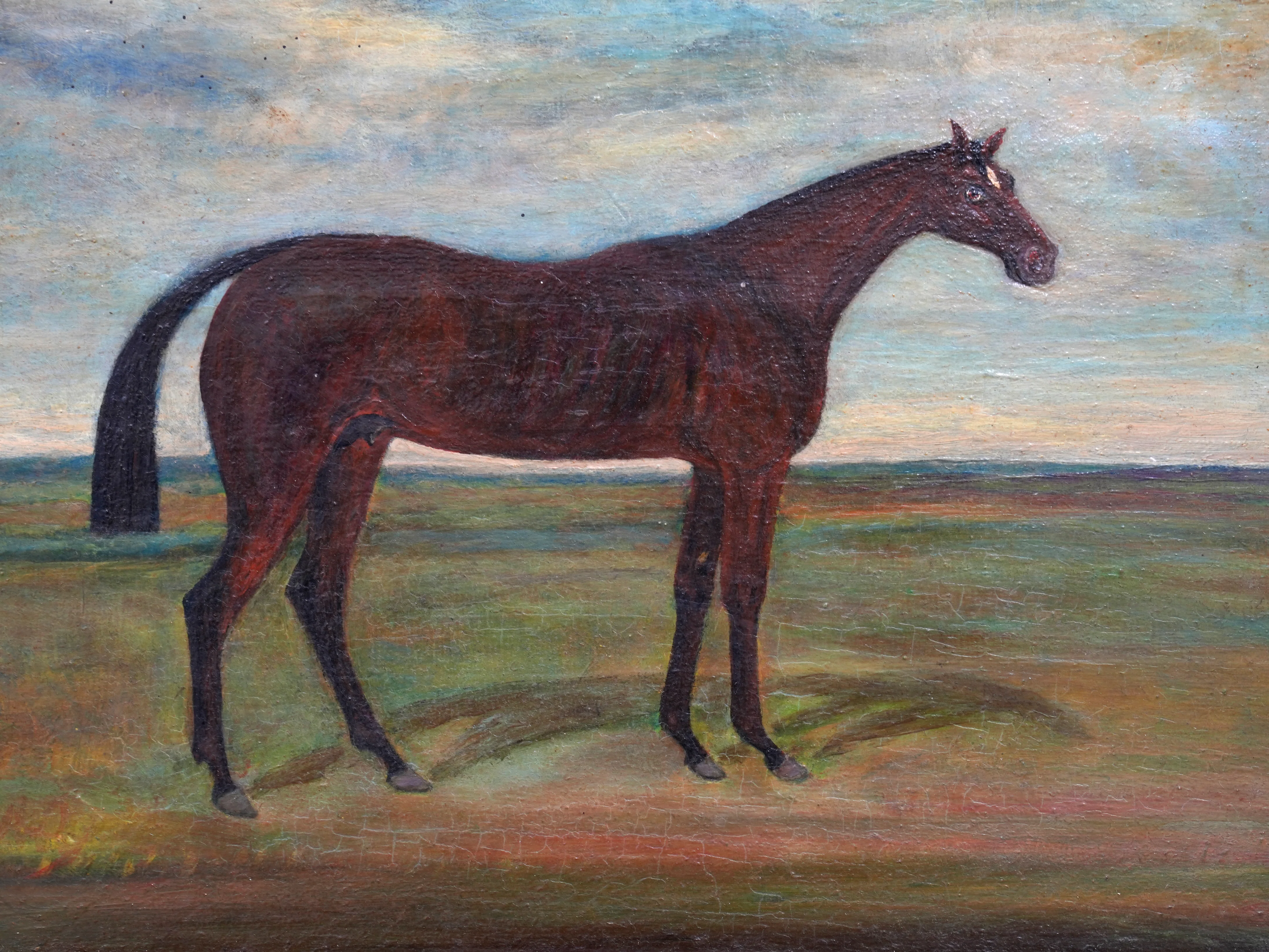 An 18th century Oil of a Bay Mare - Image 4
