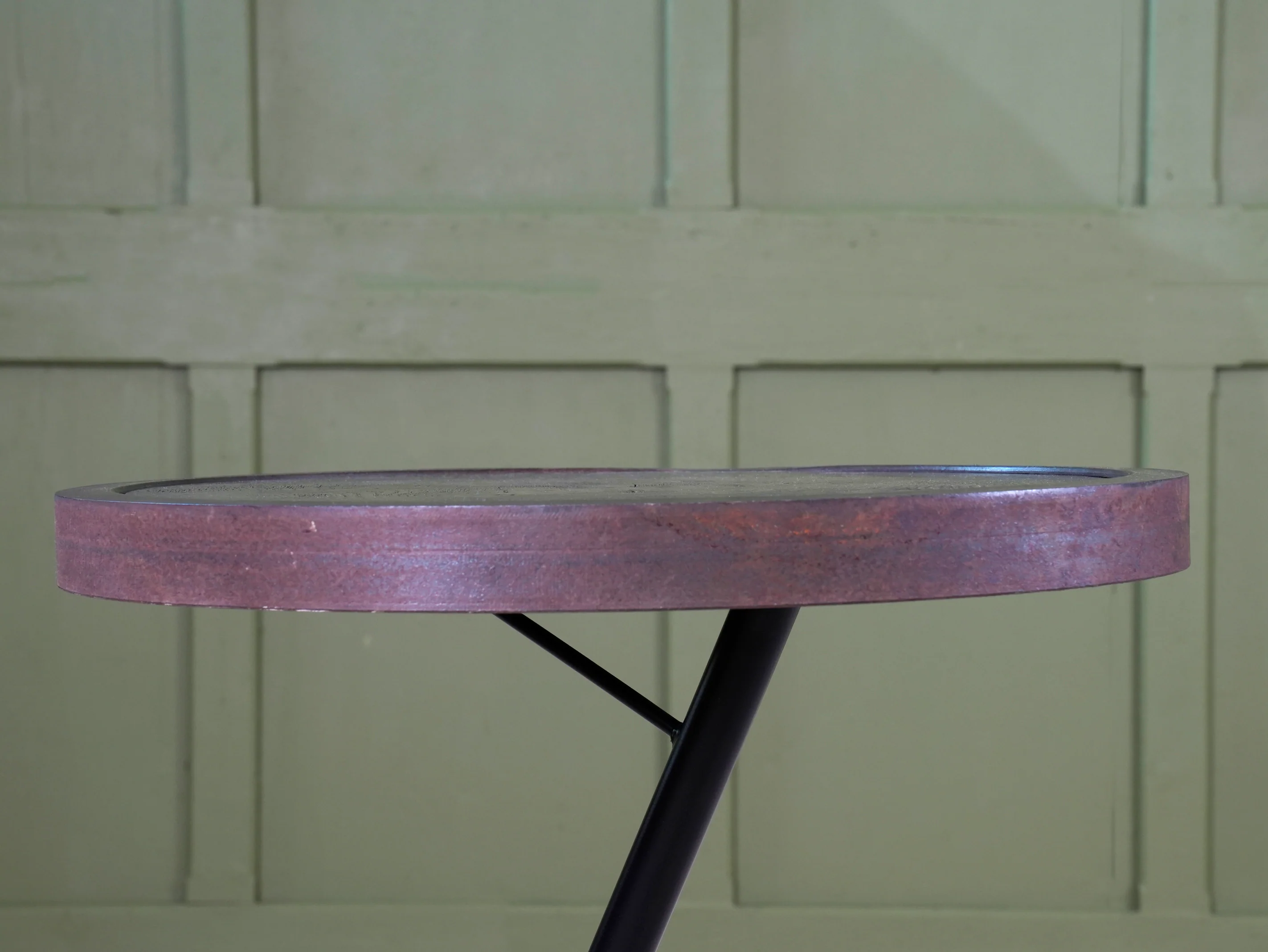 Steel & Oak Side Table - Image 7
