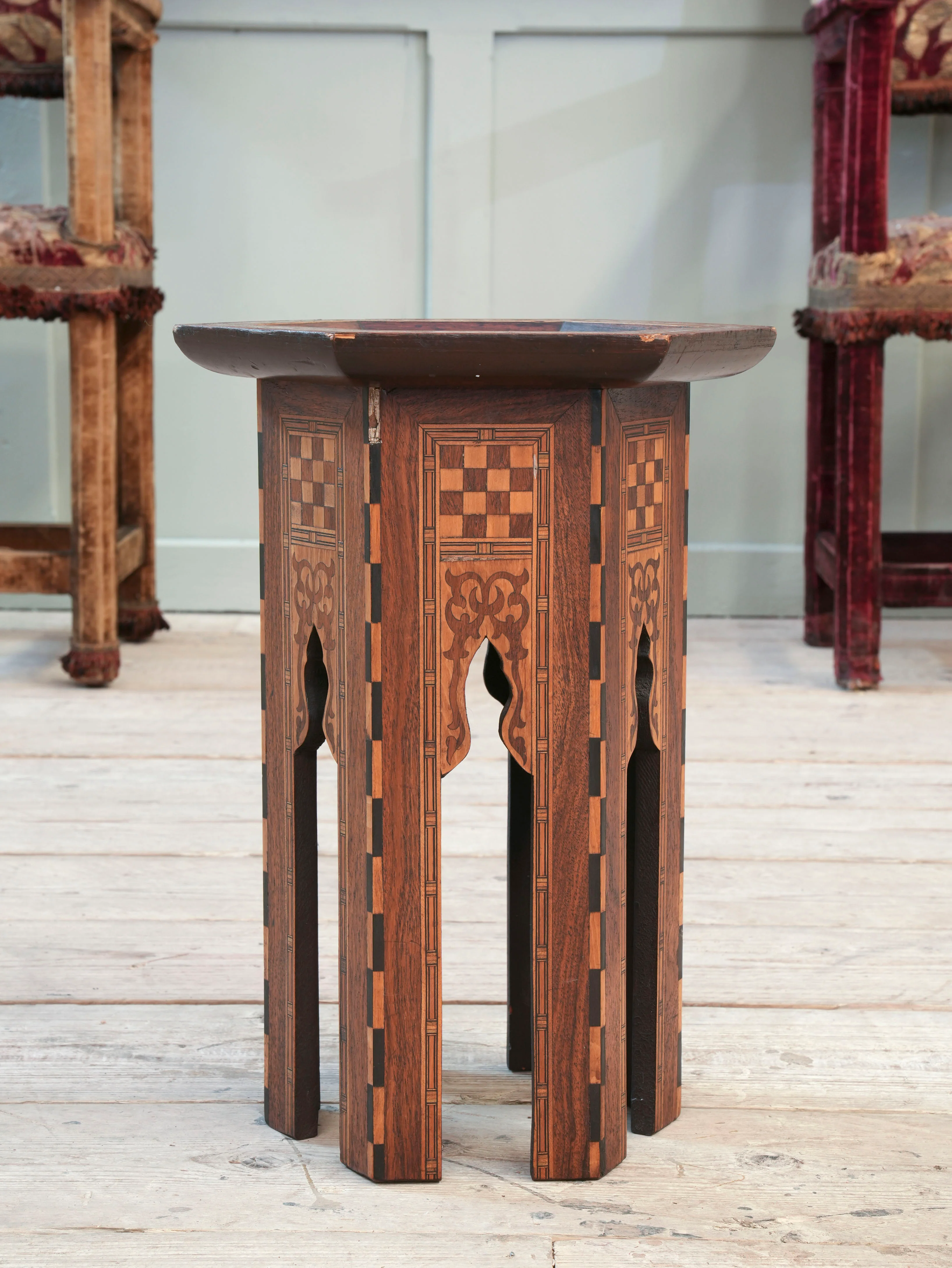 A 19th Century Damascus Occasional Table - Image 2